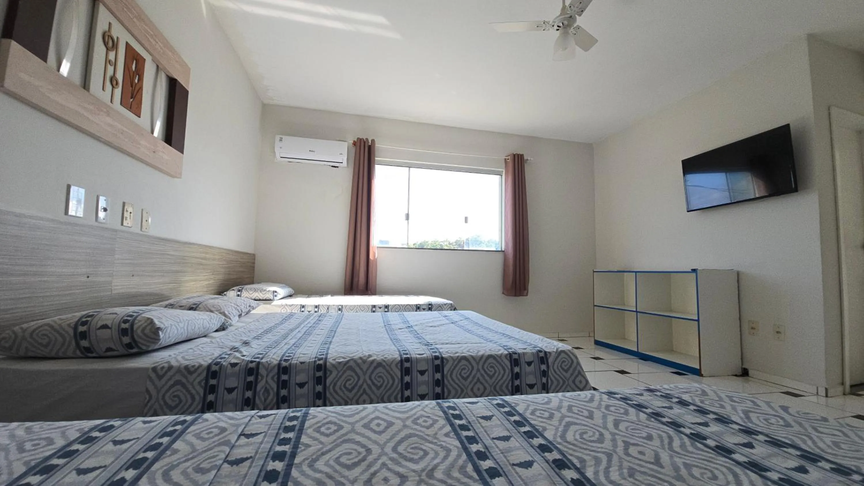 Bed in Hotel Pousada Positiva