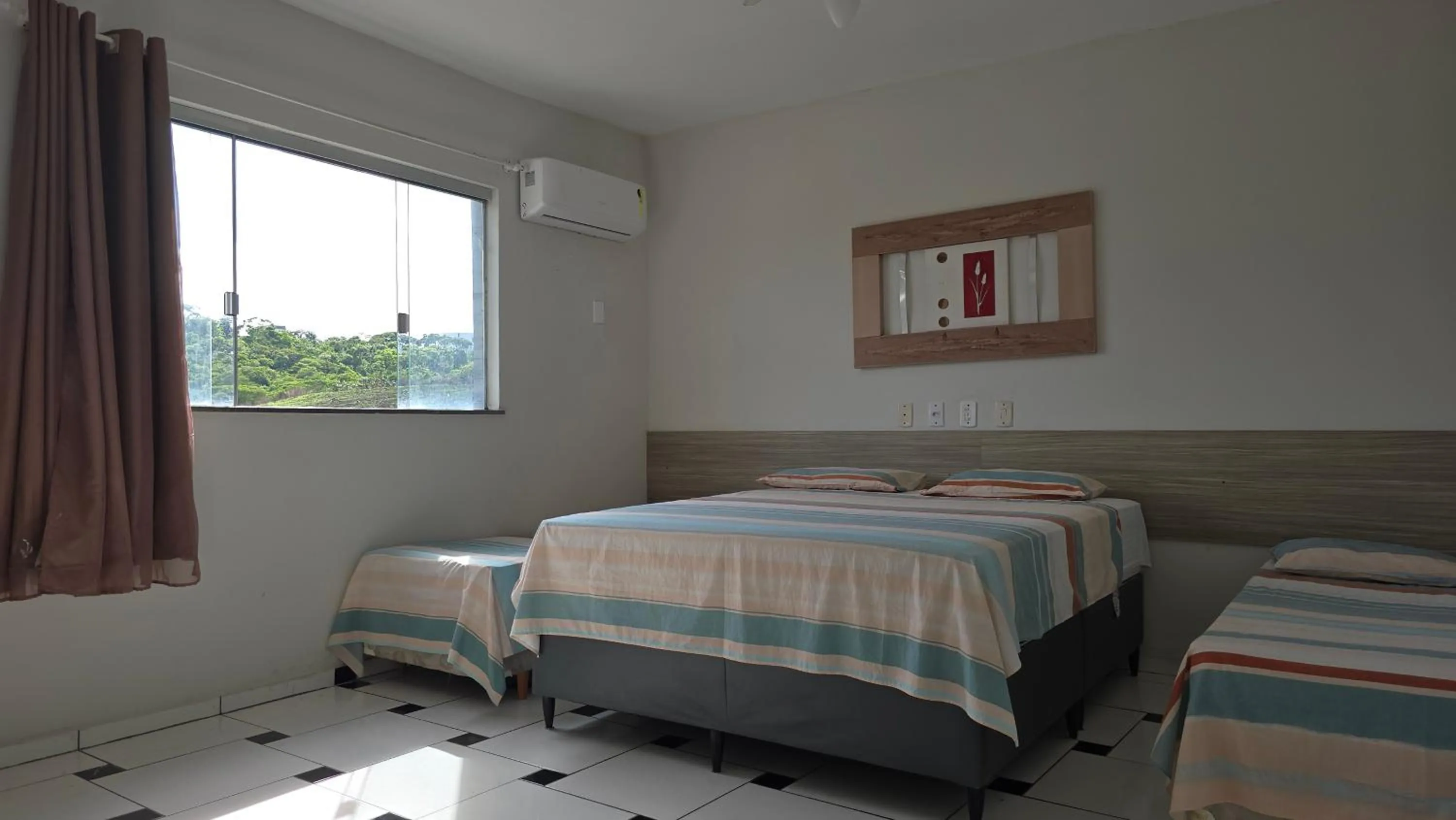 Bed in Hotel Pousada Positiva