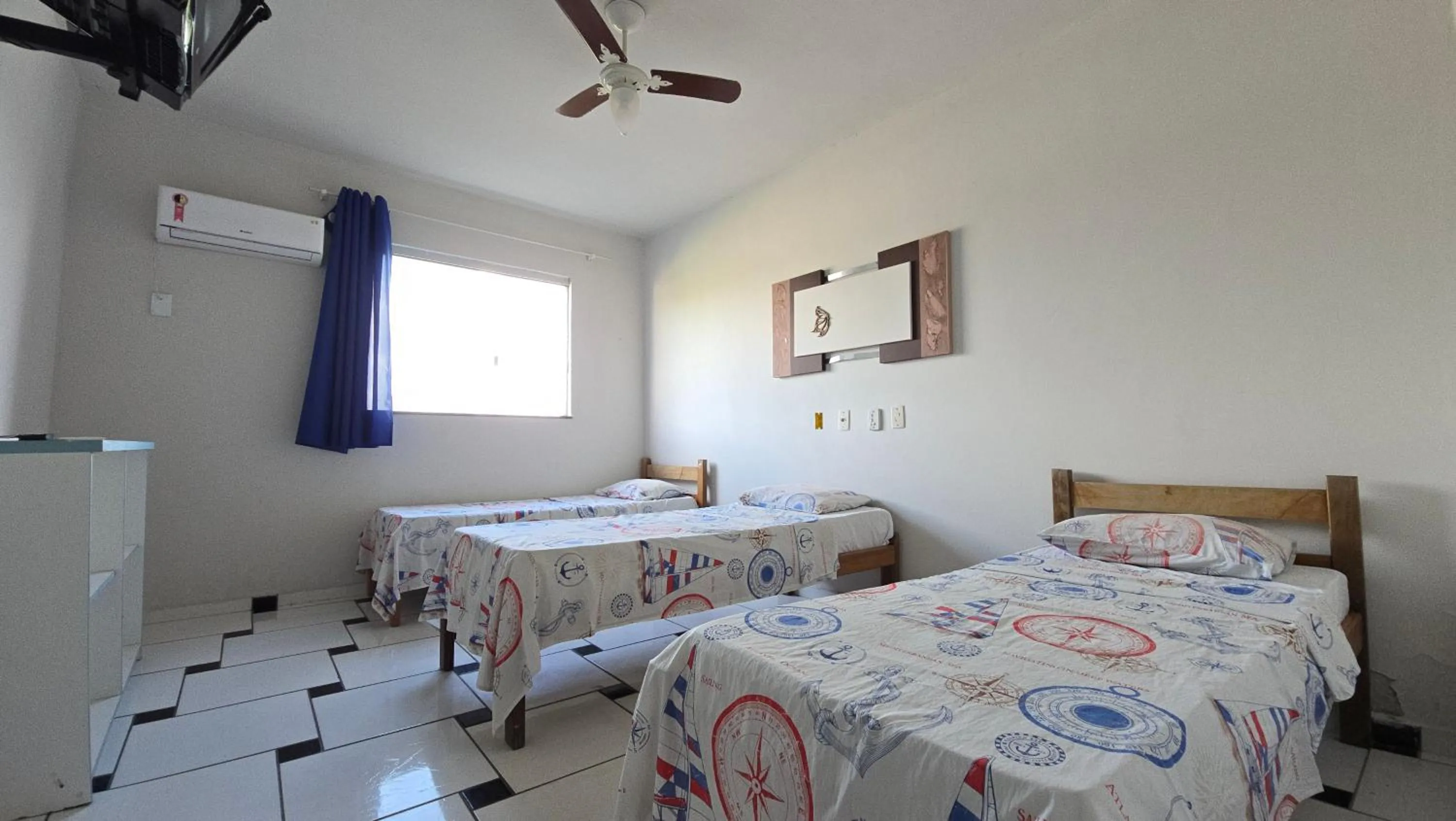 Bed in Hotel Pousada Positiva