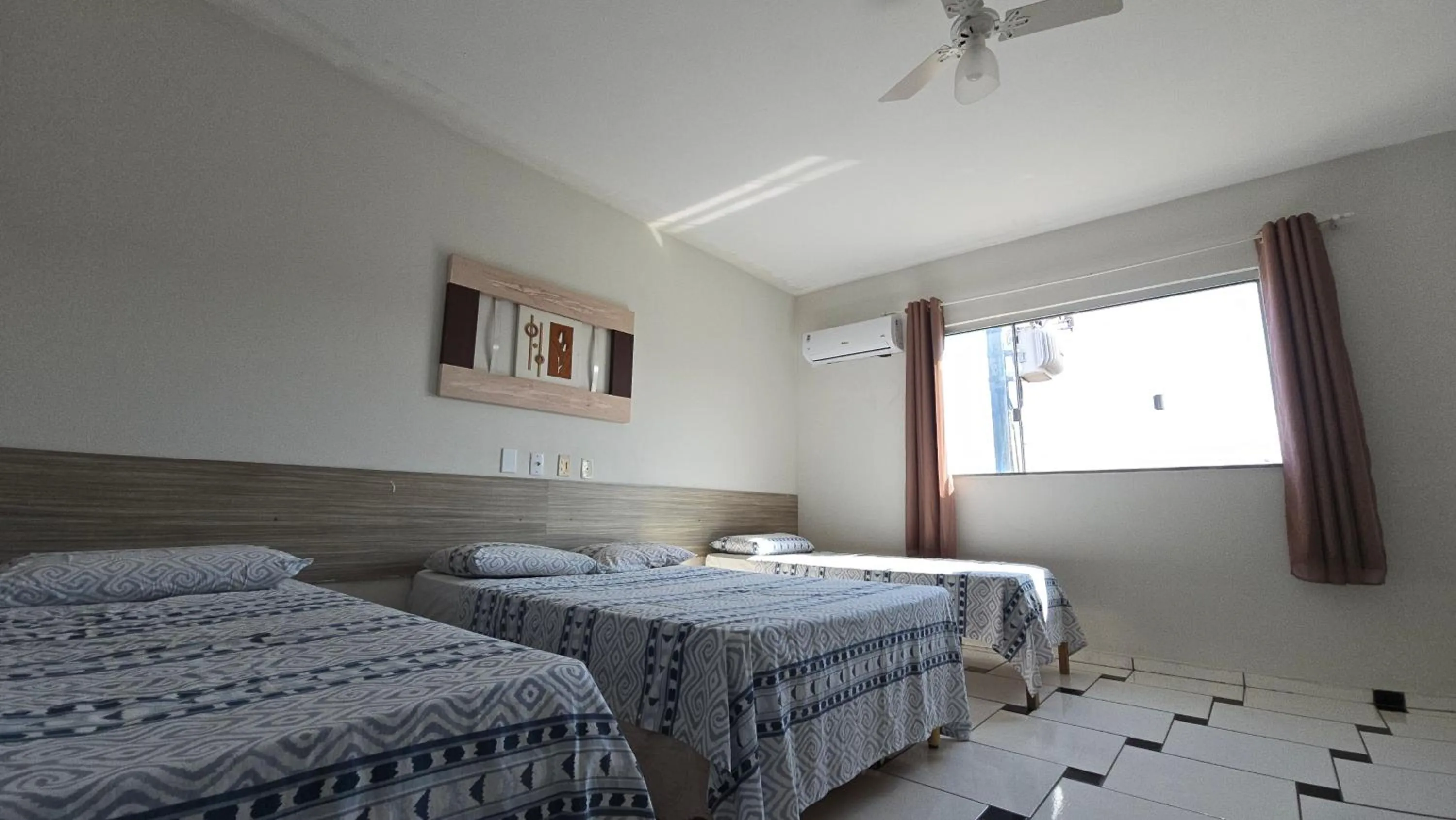 Bed in Hotel Pousada Positiva