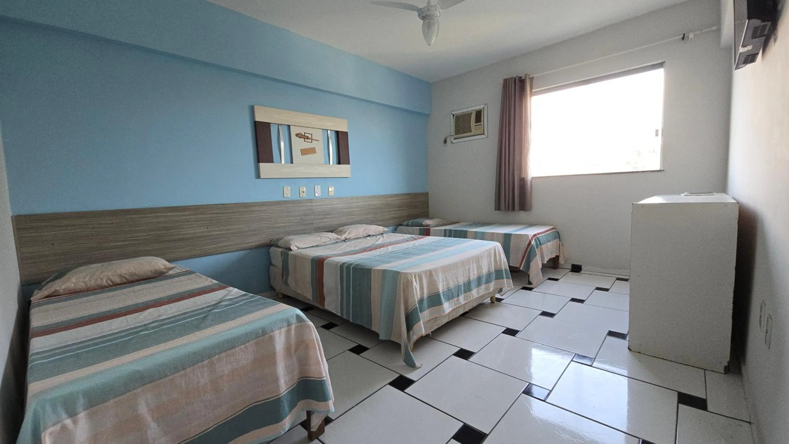 Bed in Hotel Pousada Positiva