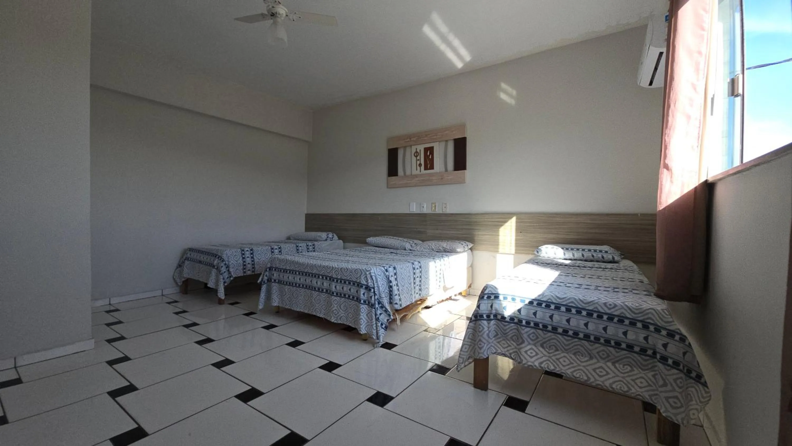 Bed in Hotel Pousada Positiva