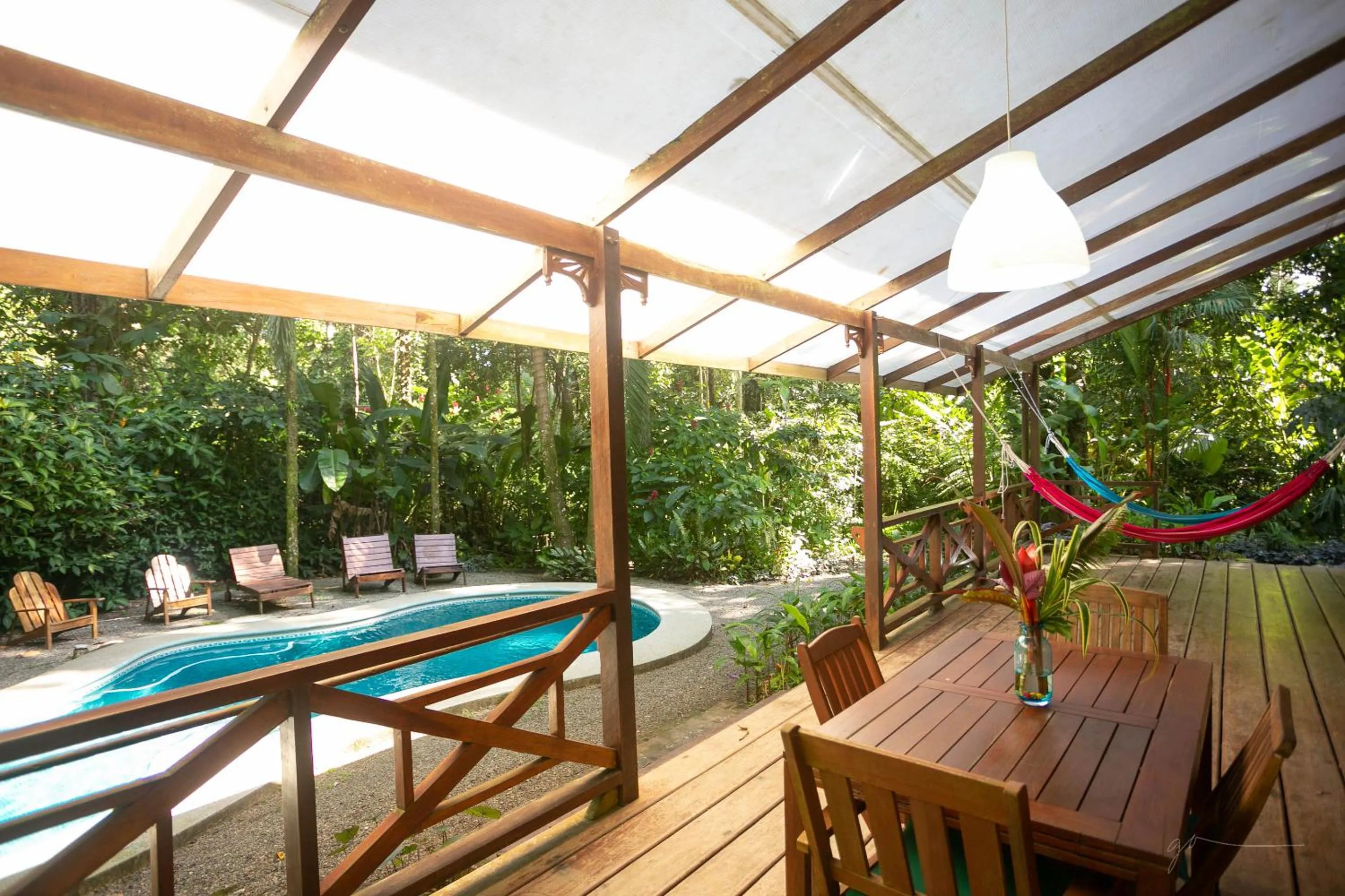 Patio in La Kukula Lodge