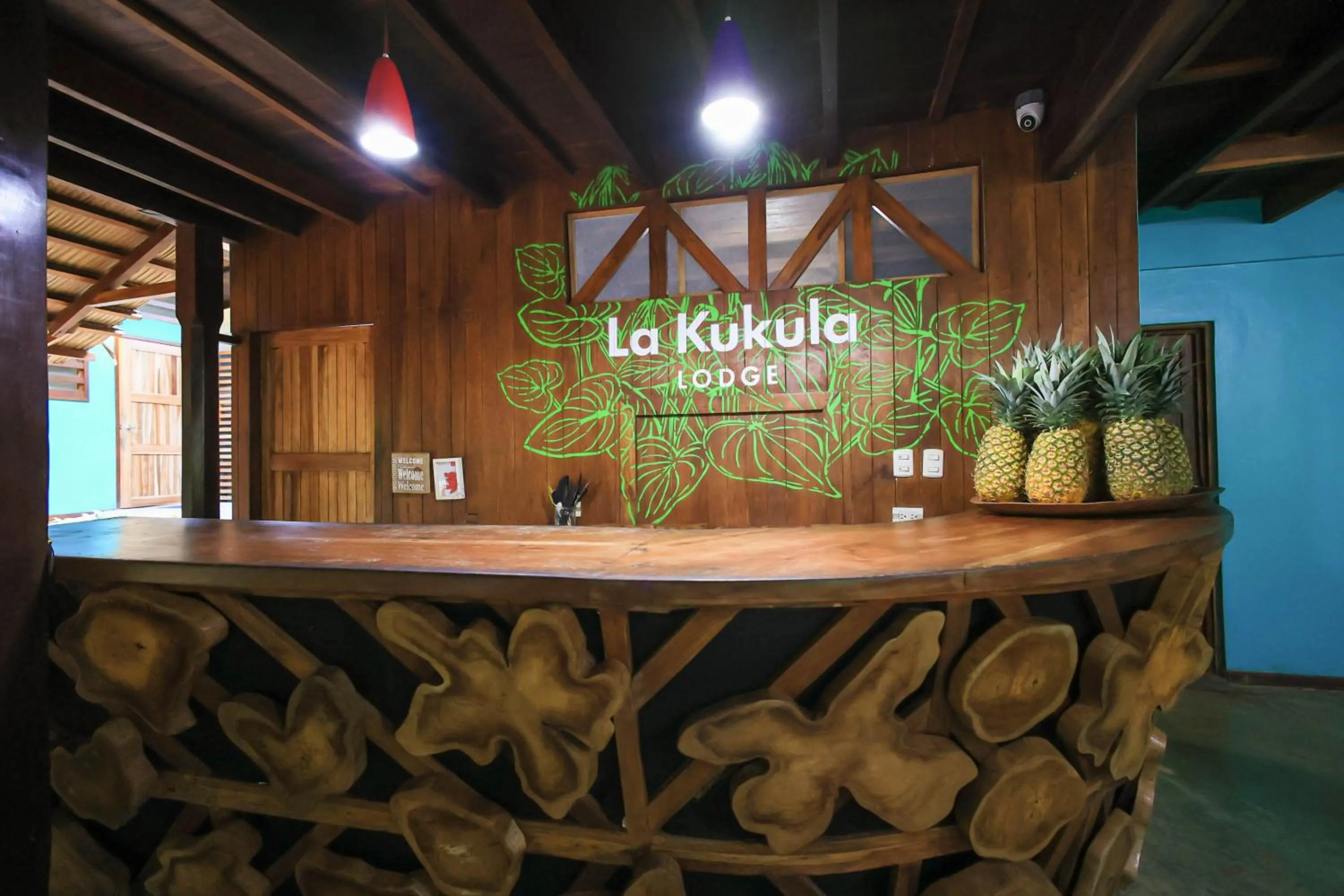 Lobby or reception in La Kukula Lodge