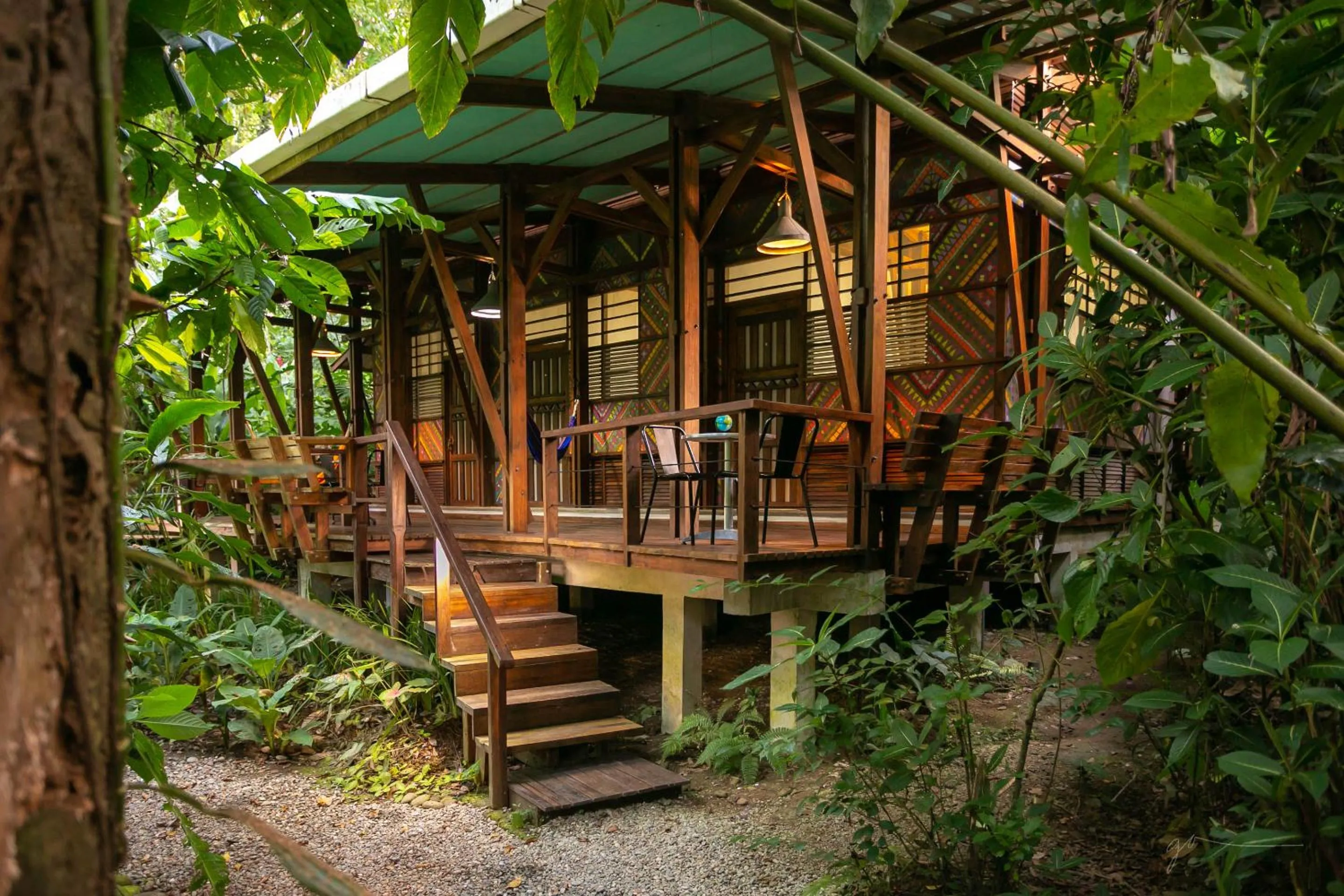 Garden in La Kukula Lodge