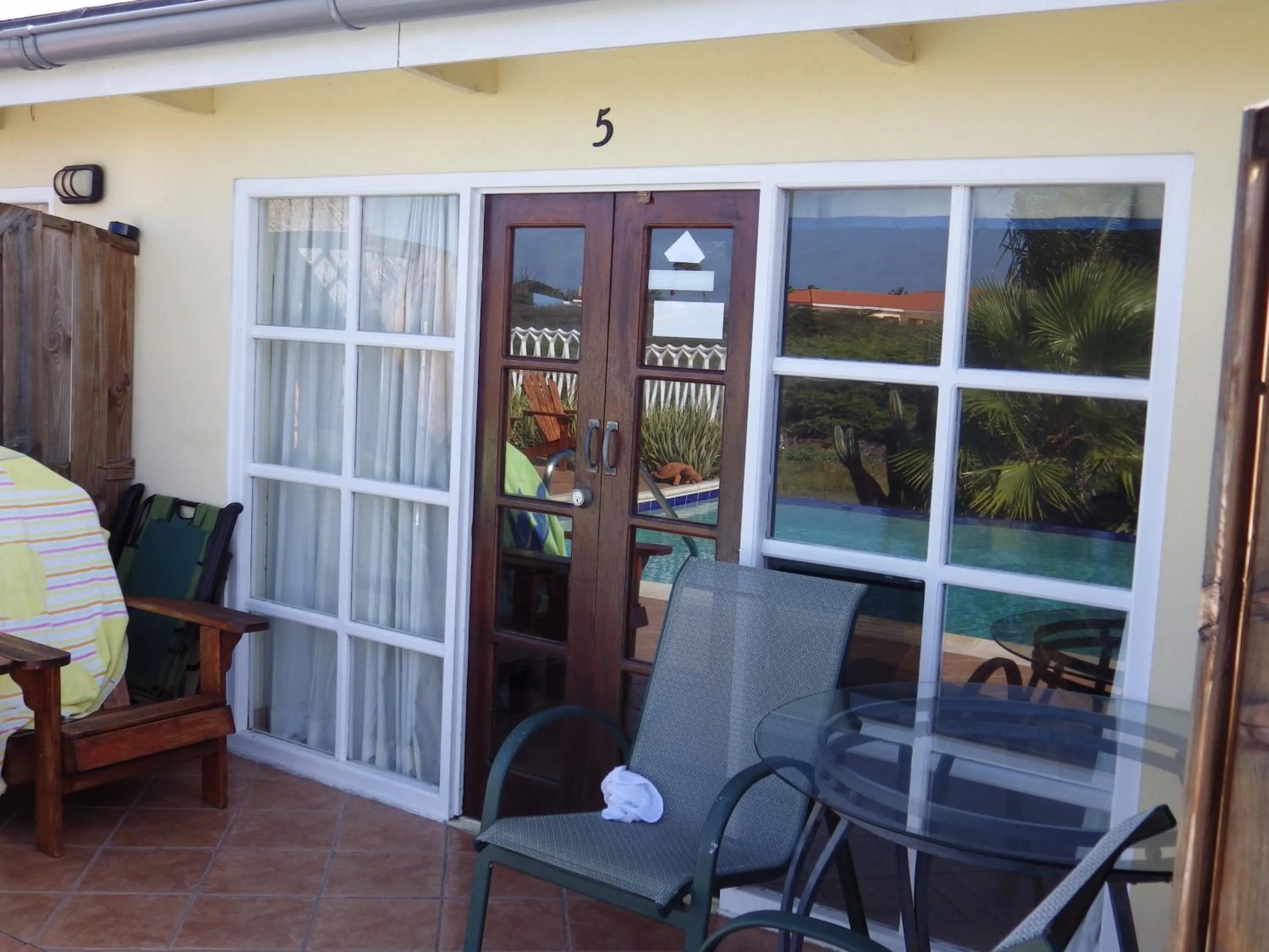 Patio in Aruba Cunucu Residence