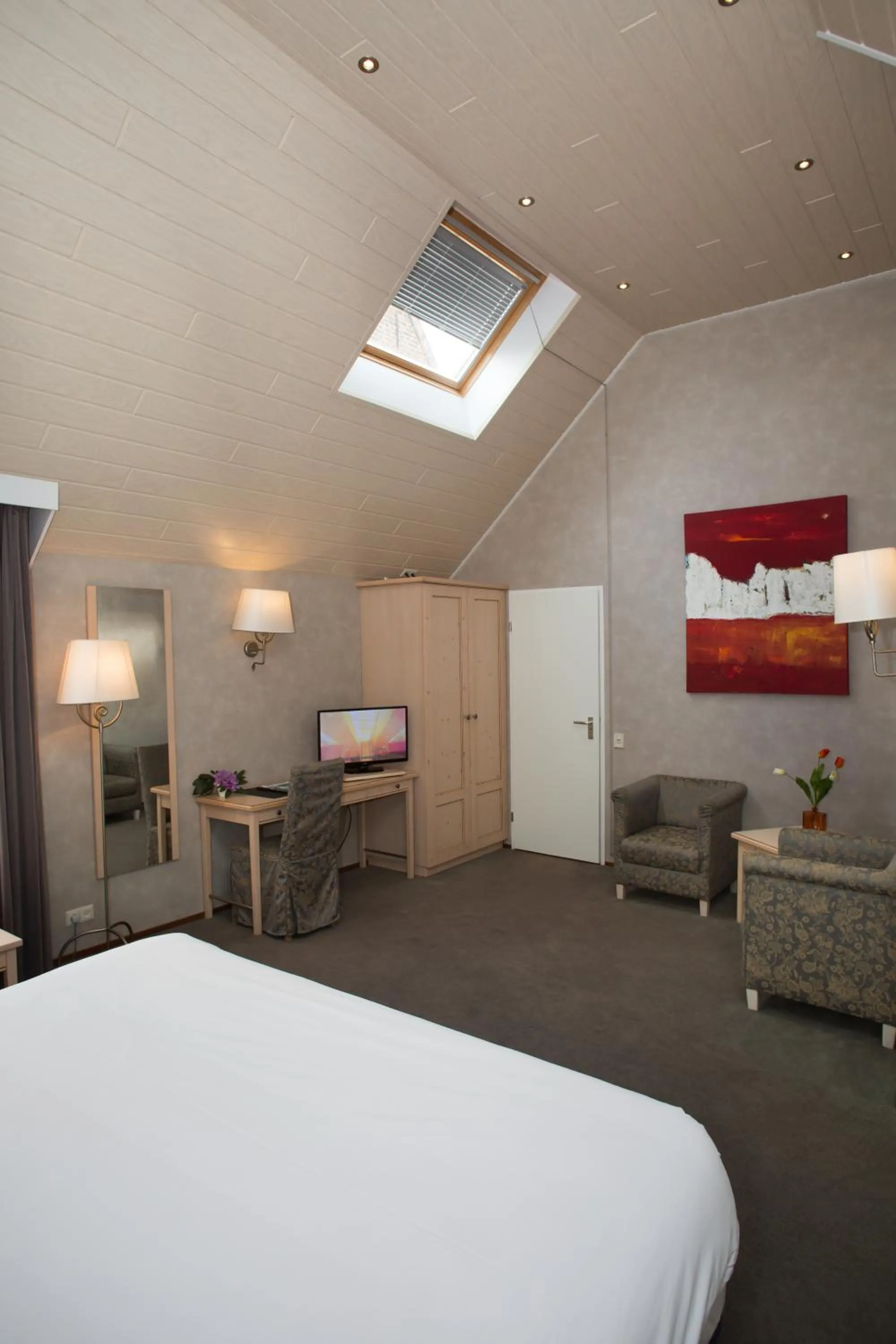 Decorative detail, Bed in Landhotel De Hoofdige Boer