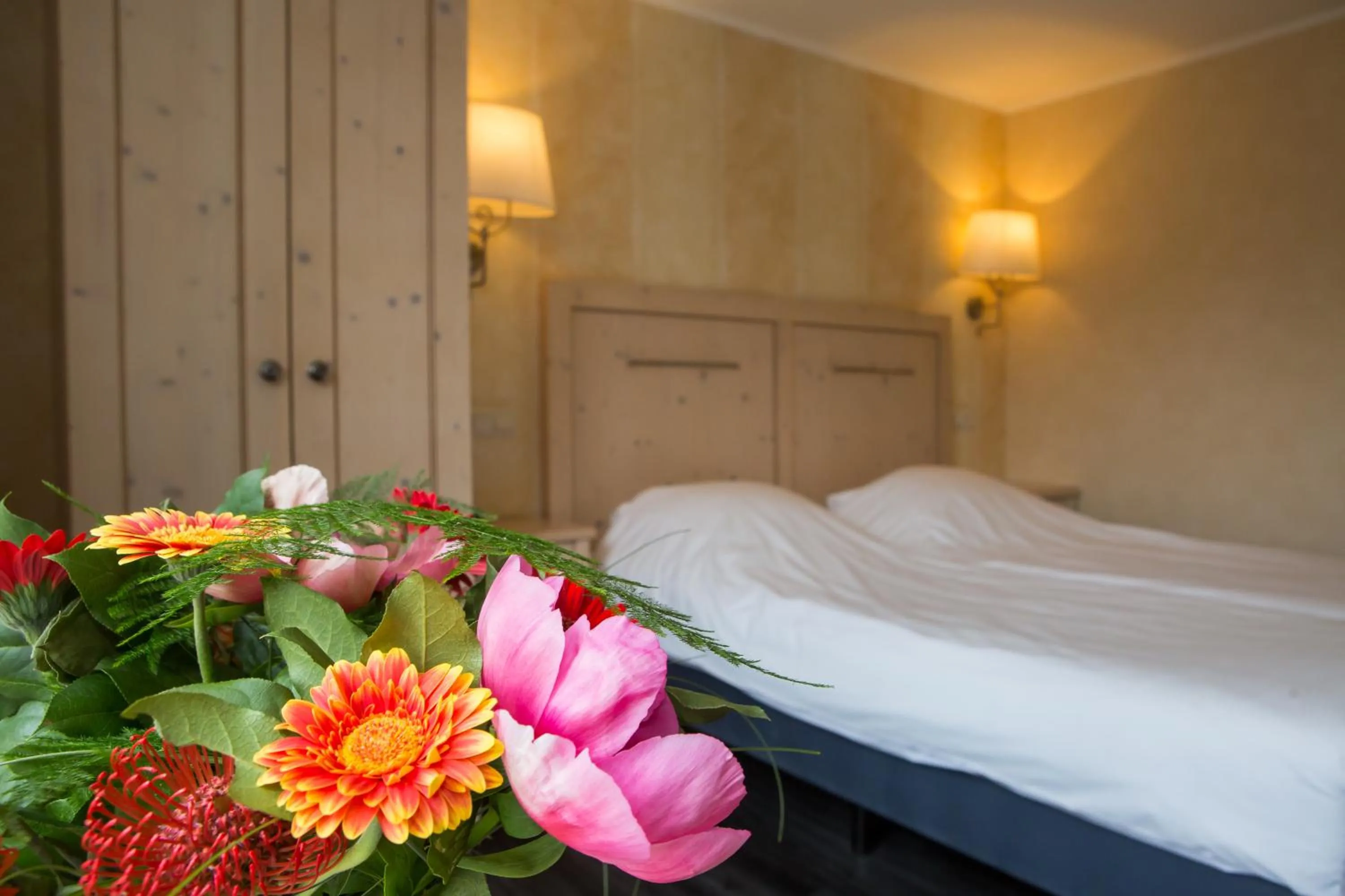 Photo of the whole room, Bed in Landhotel De Hoofdige Boer