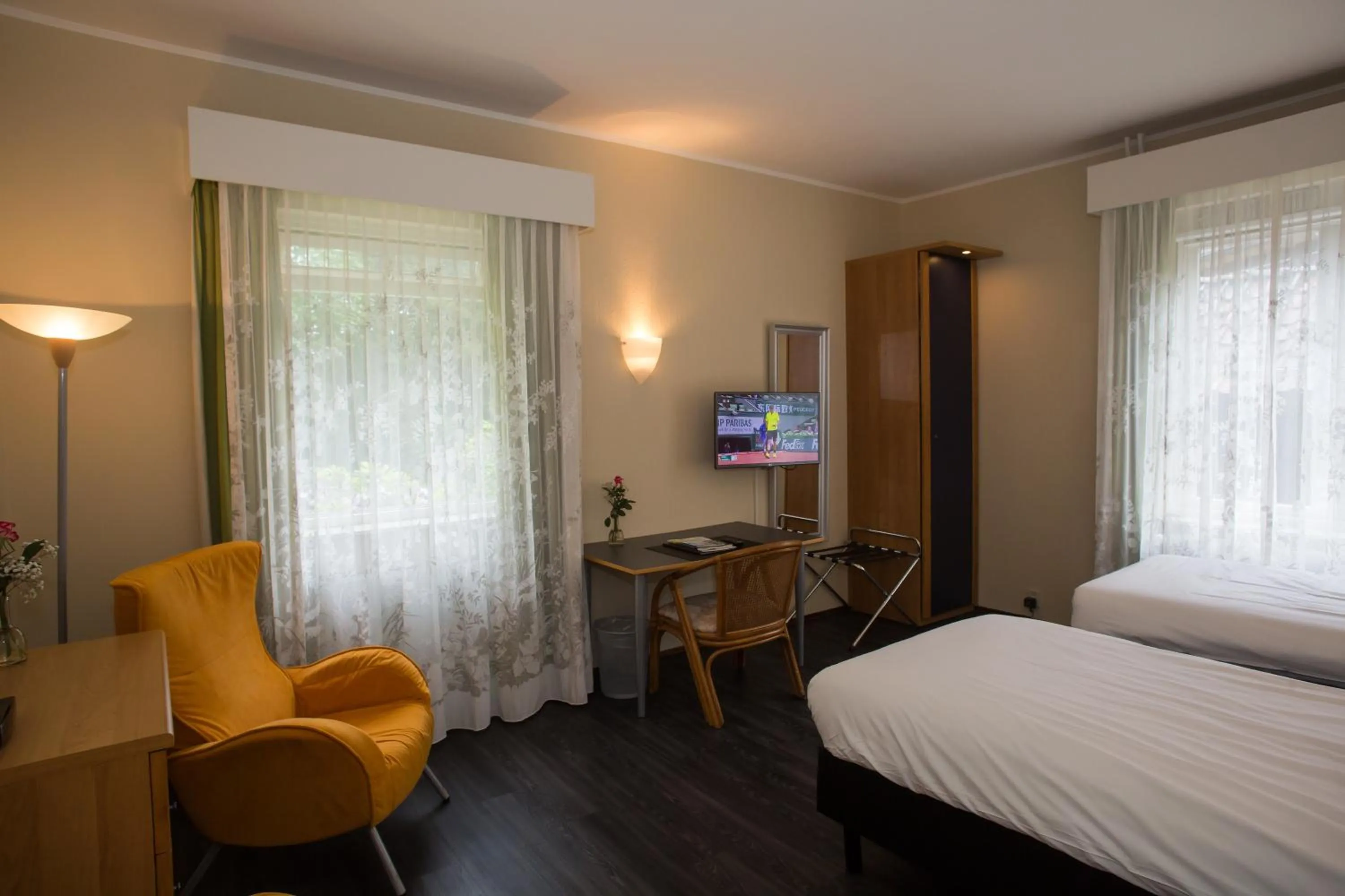 Decorative detail, Bed in Landhotel De Hoofdige Boer