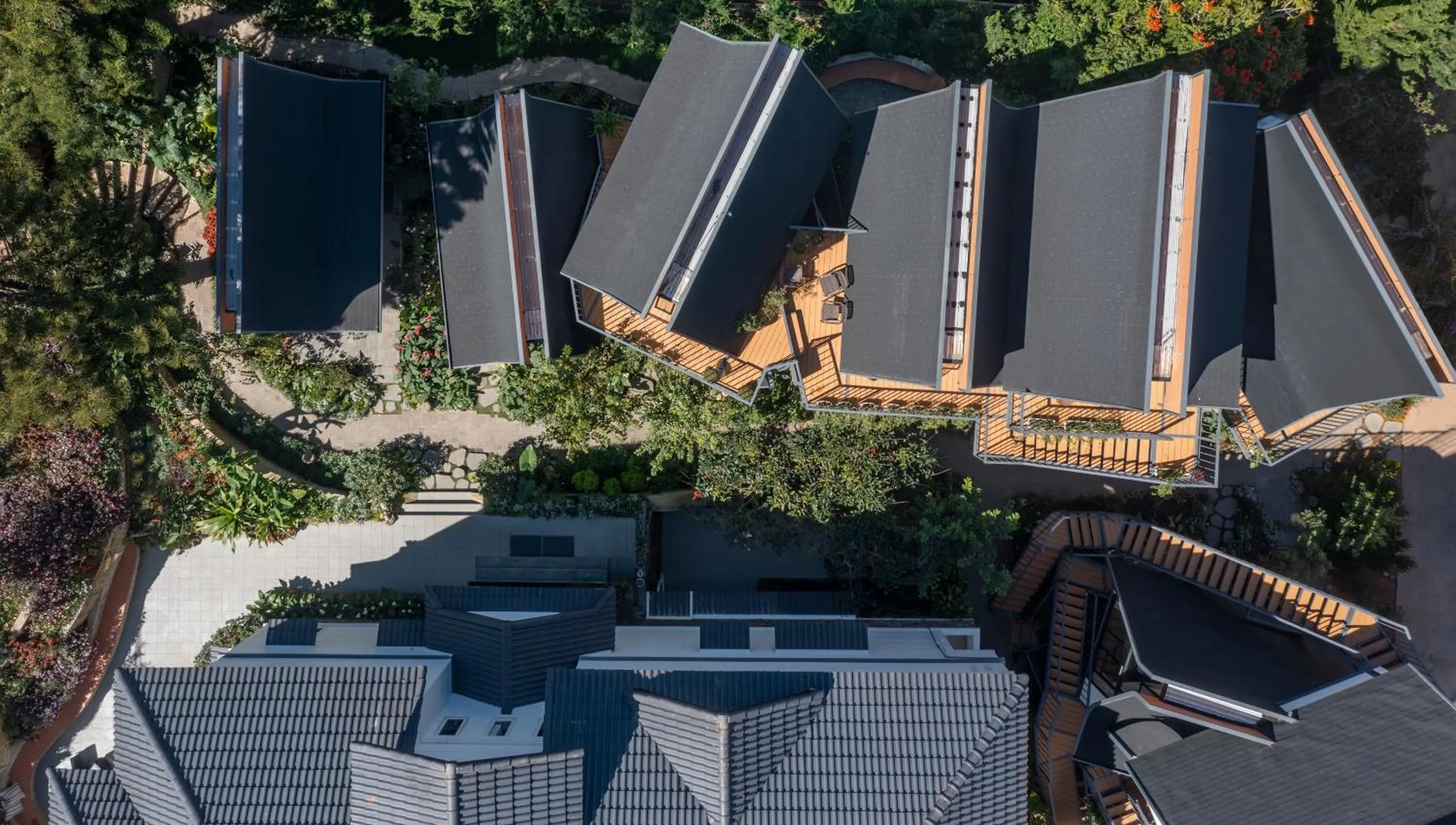 Facade/entrance in Bach Place Dalat