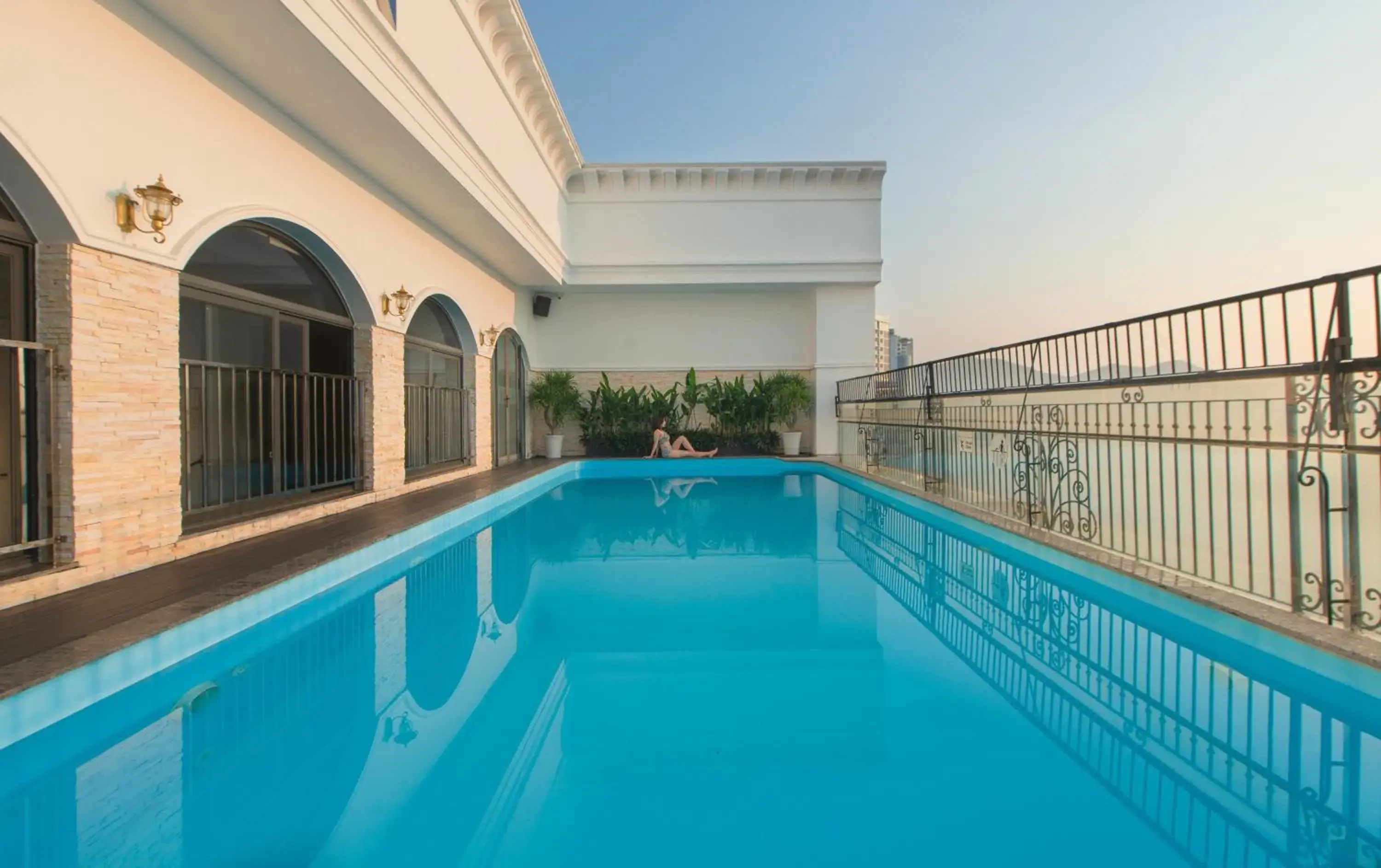 Swimming pool in Daphovina Hotel Swimming pool in Daphovina Hotel