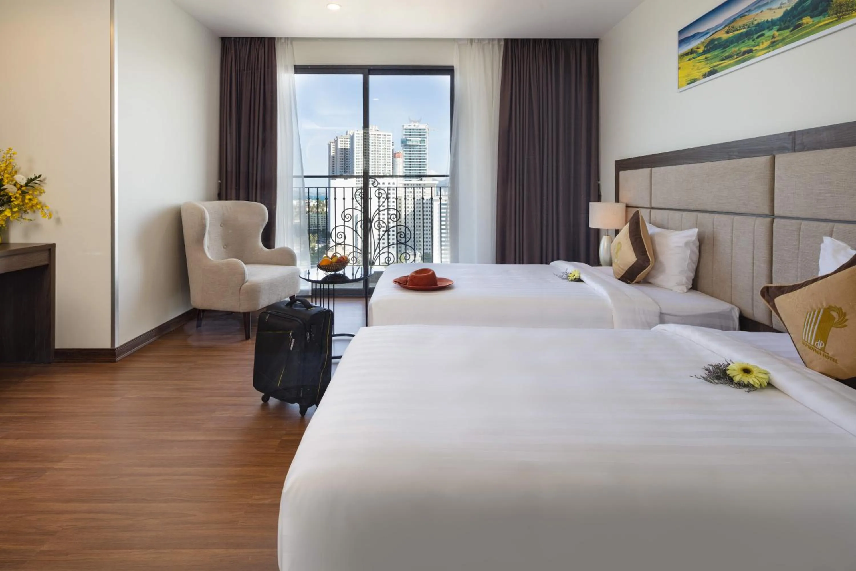 Bed in Daphovina Hotel