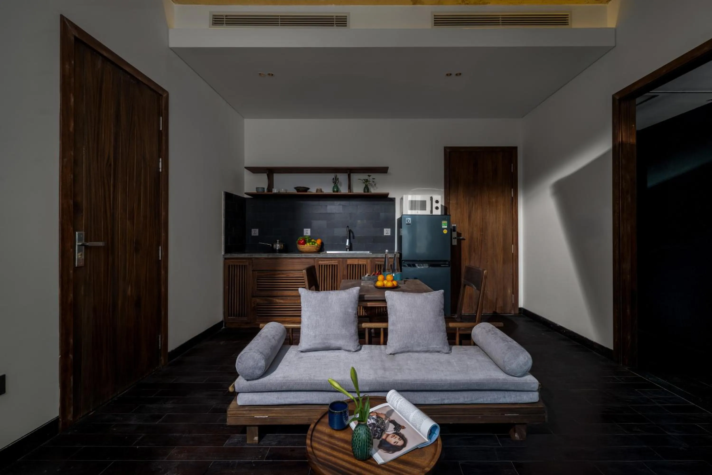 Kitchen or kitchenette in Thè HEM Hotel and Apartment