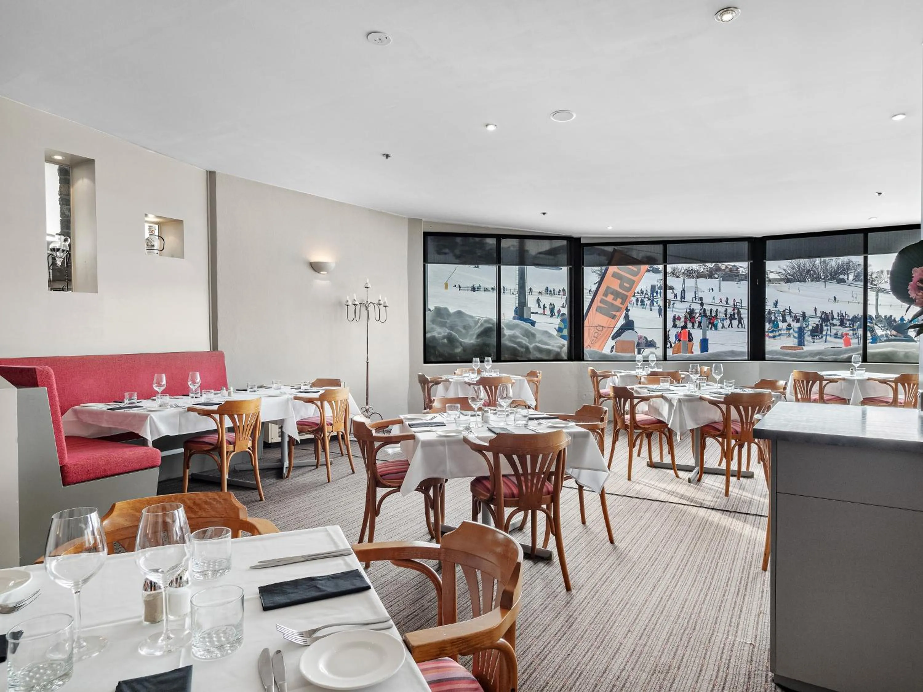 Dining area in Perisher Manor Hotel
