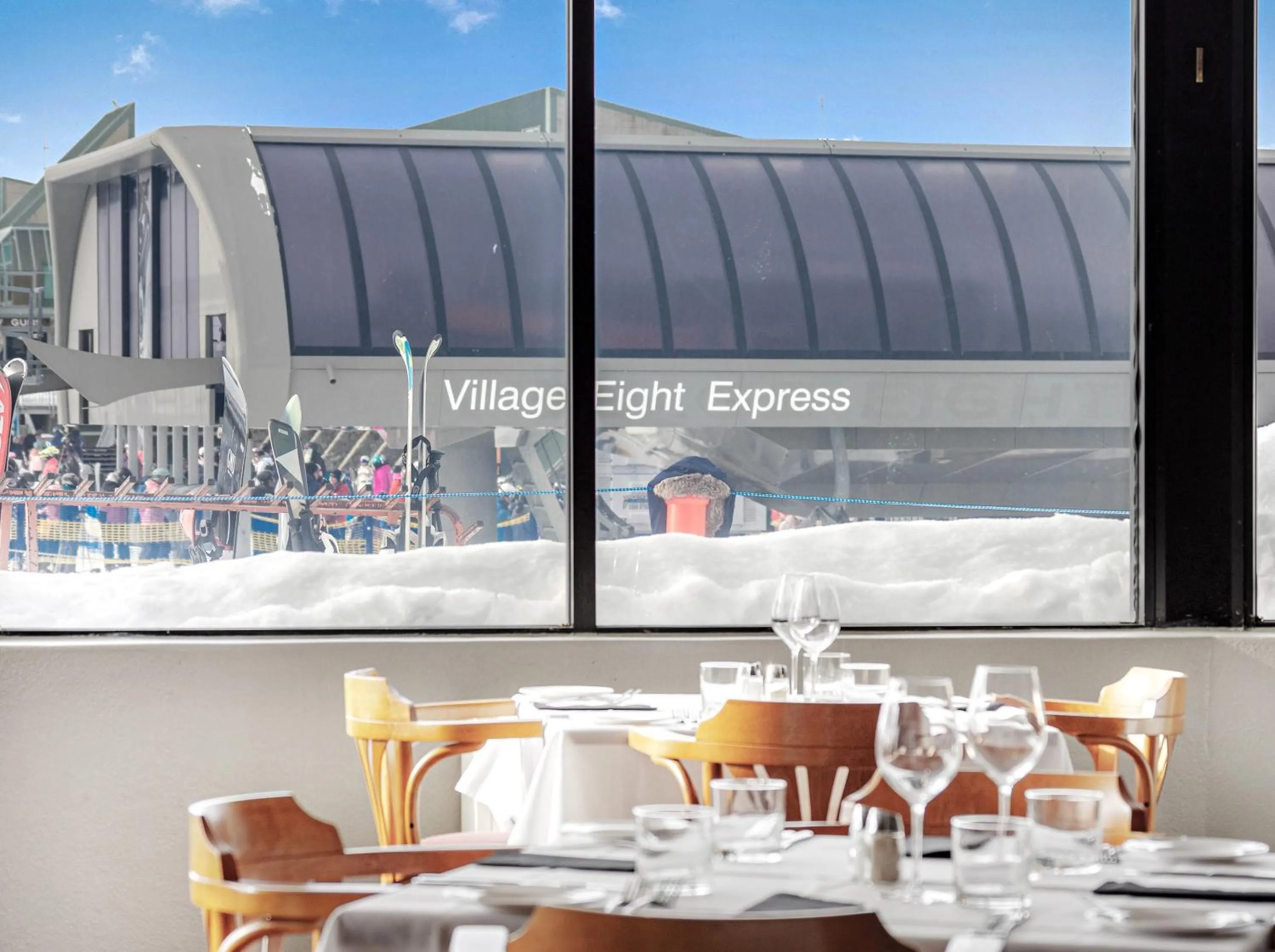 Dining area in Perisher Manor Hotel