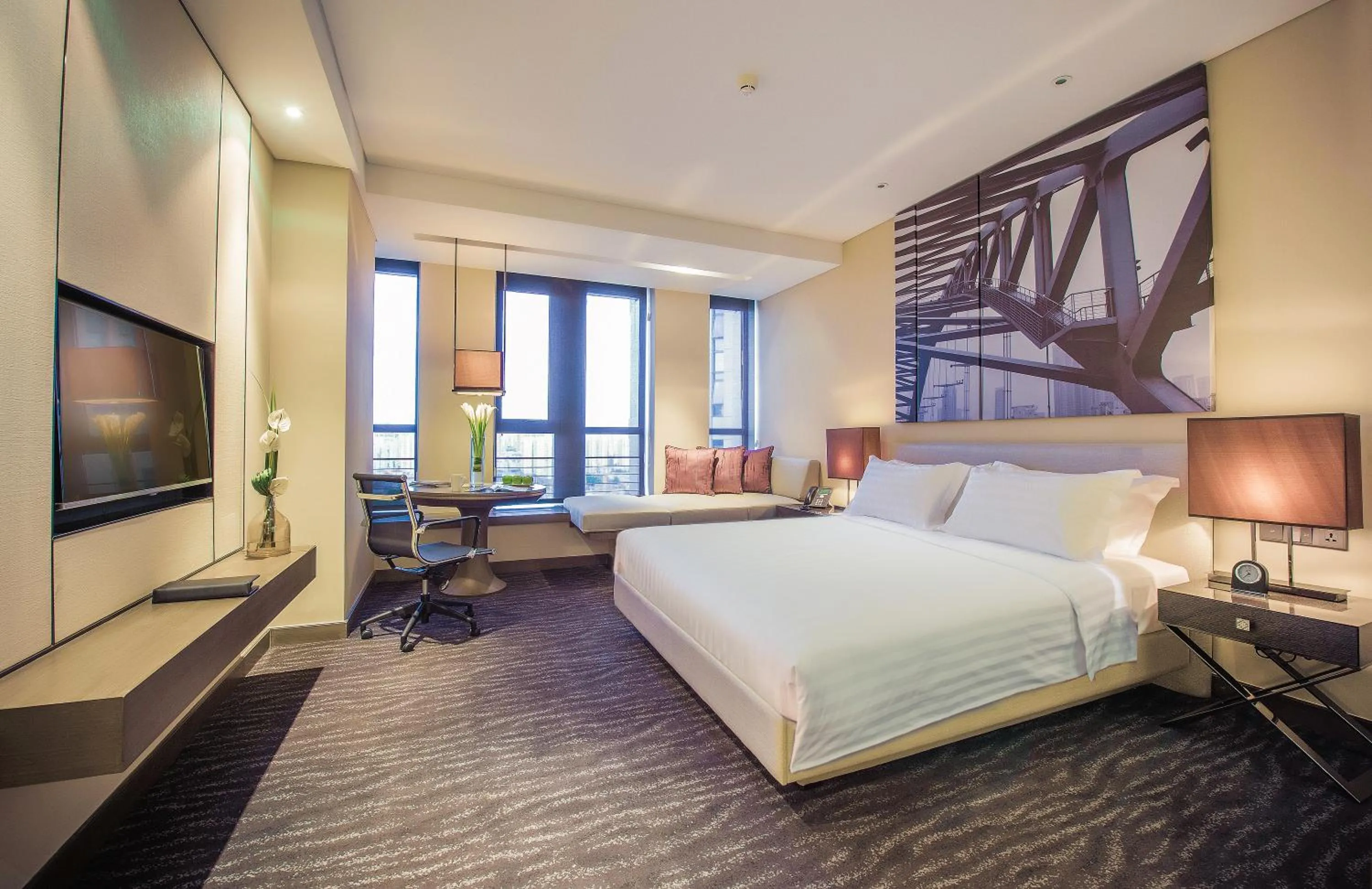 Bed in Pan Pacific Tianjin