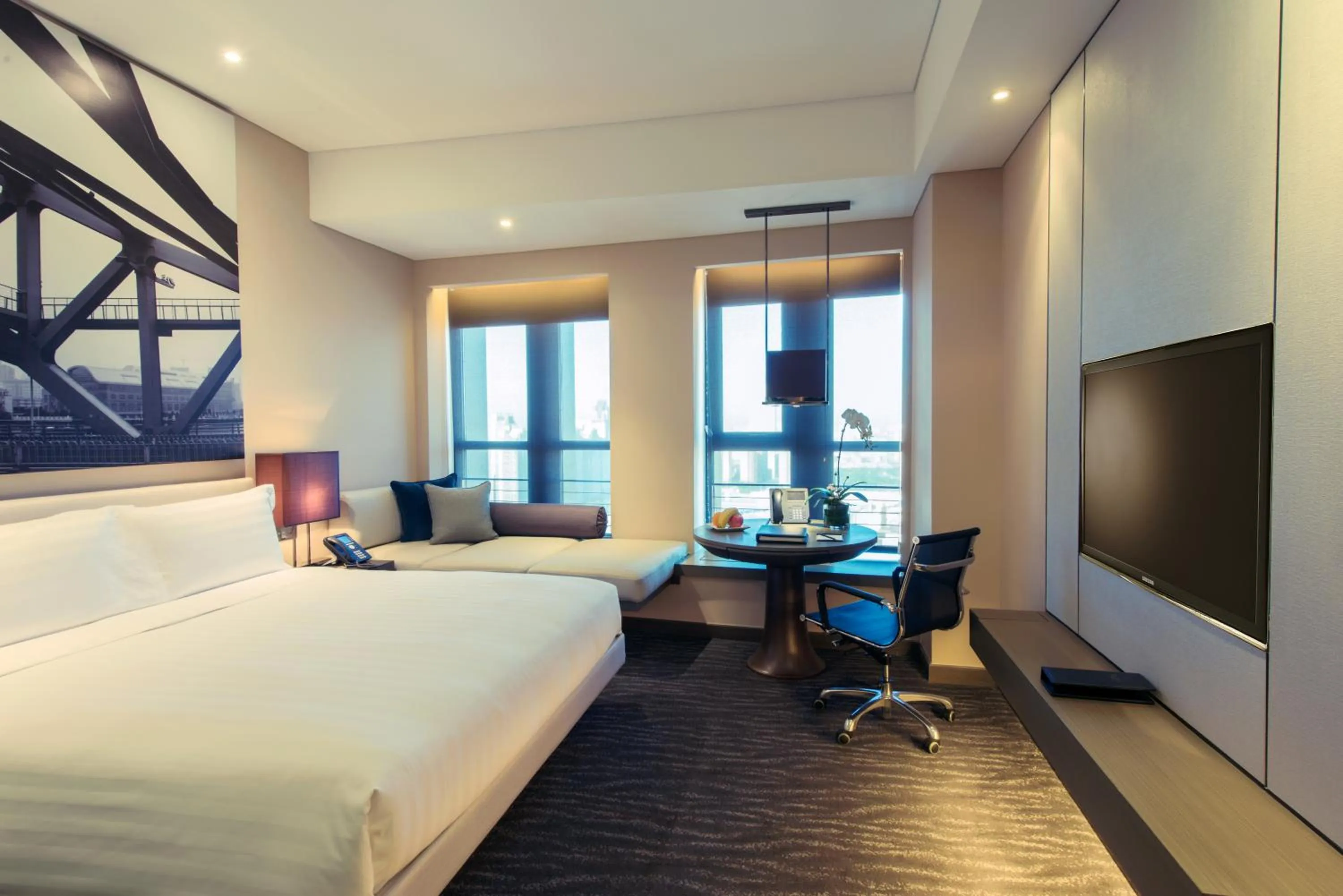 Bed in Pan Pacific Tianjin