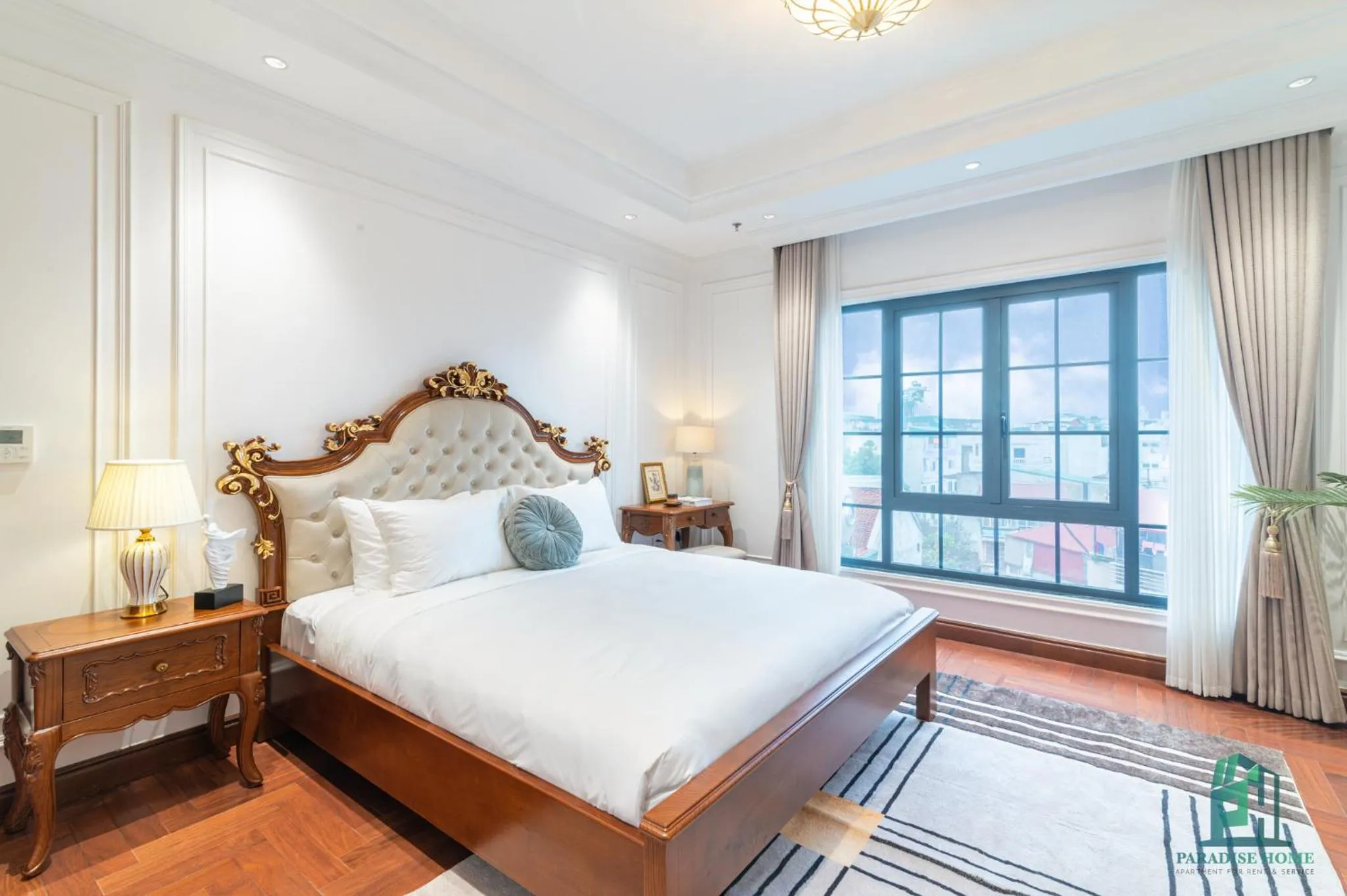 Bed in Luxe Paradise Suite Hotel Trich Sai