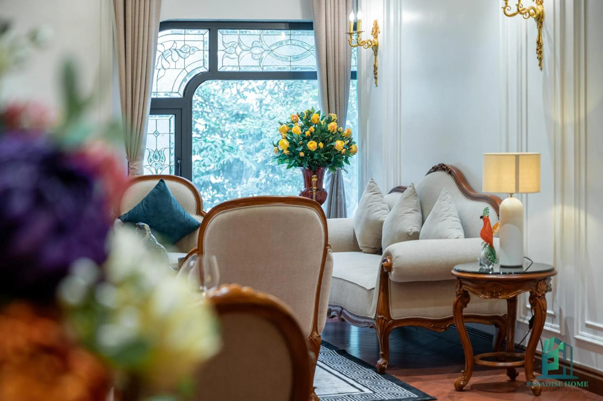 Living room in Luxe Paradise Suite Hotel Trich Sai