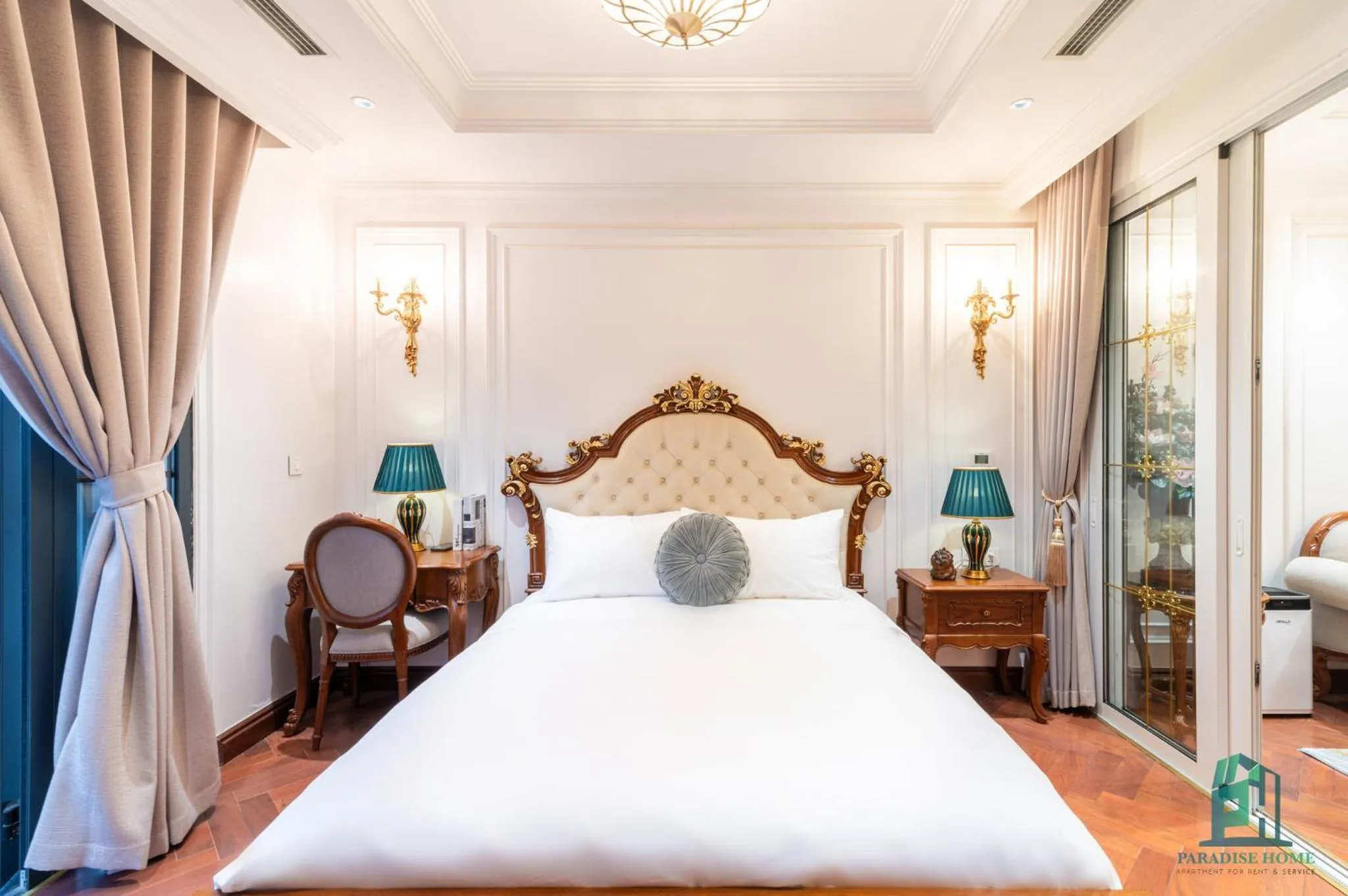 Bedroom, Bed in Luxe Paradise Suite Hotel Trich Sai