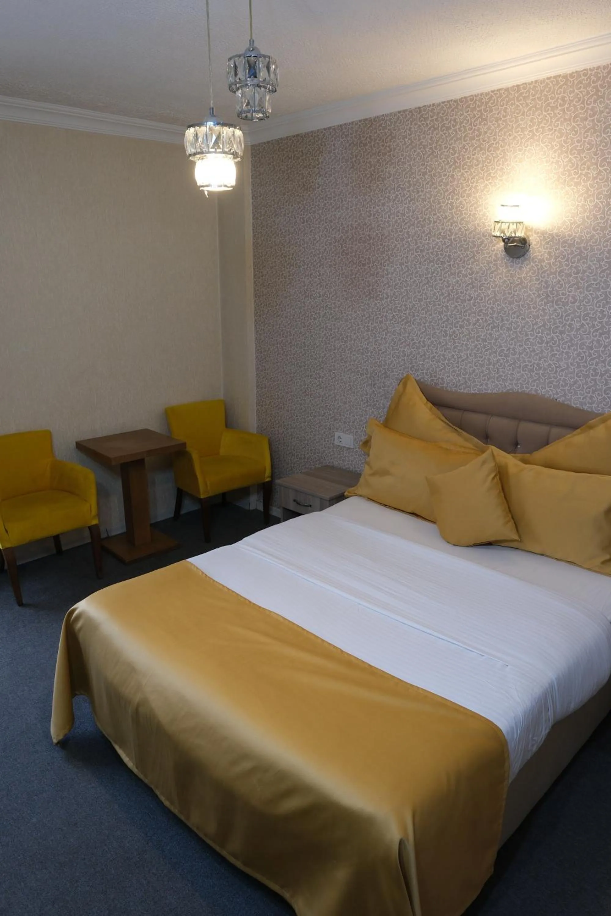 Bed in ANGRAND HOTEL