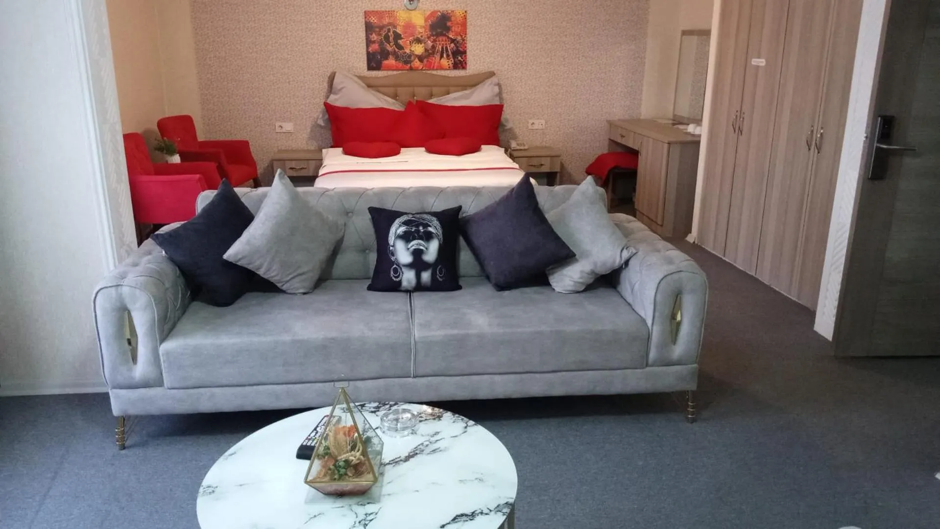 Bed in ANGRAND HOTEL