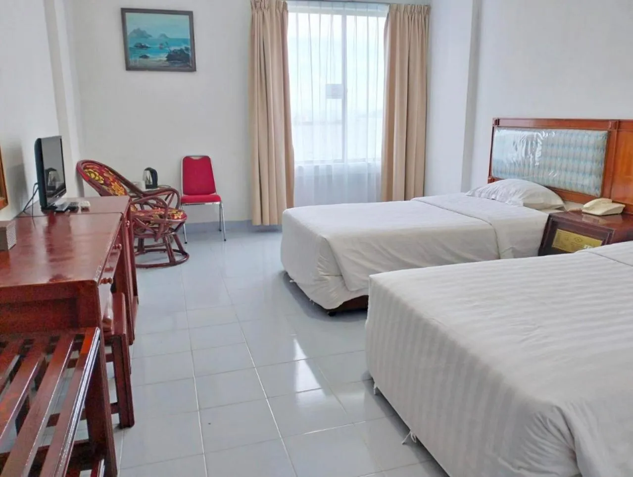 Bed in Hotel Wisata Indah Sibolga