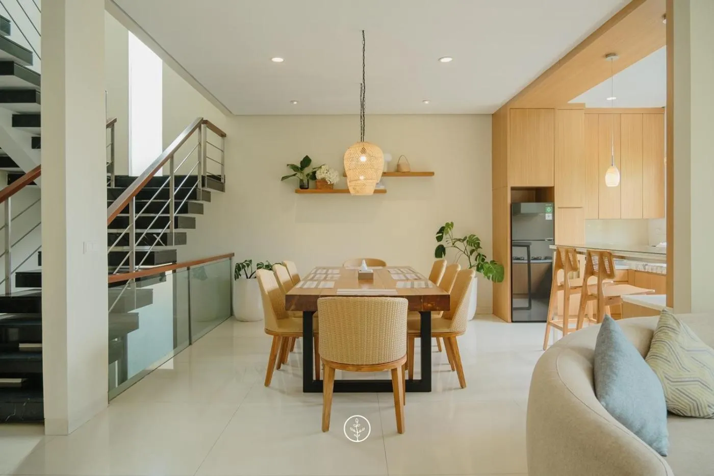 Dining area in Breeze blows city view villa 5 bedrooms with a private swimming pool and a familly room