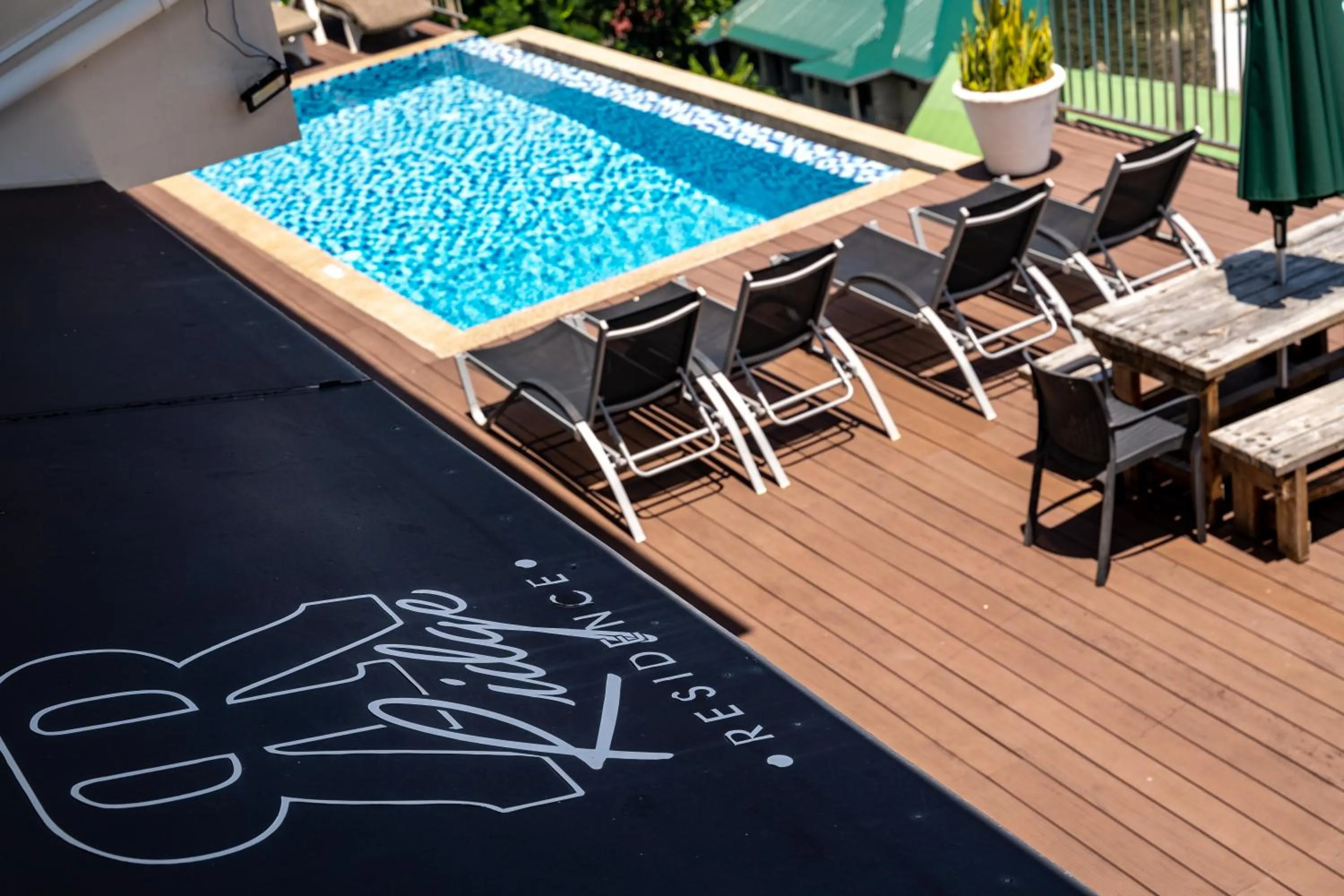 Pool view in The Ridge Residence