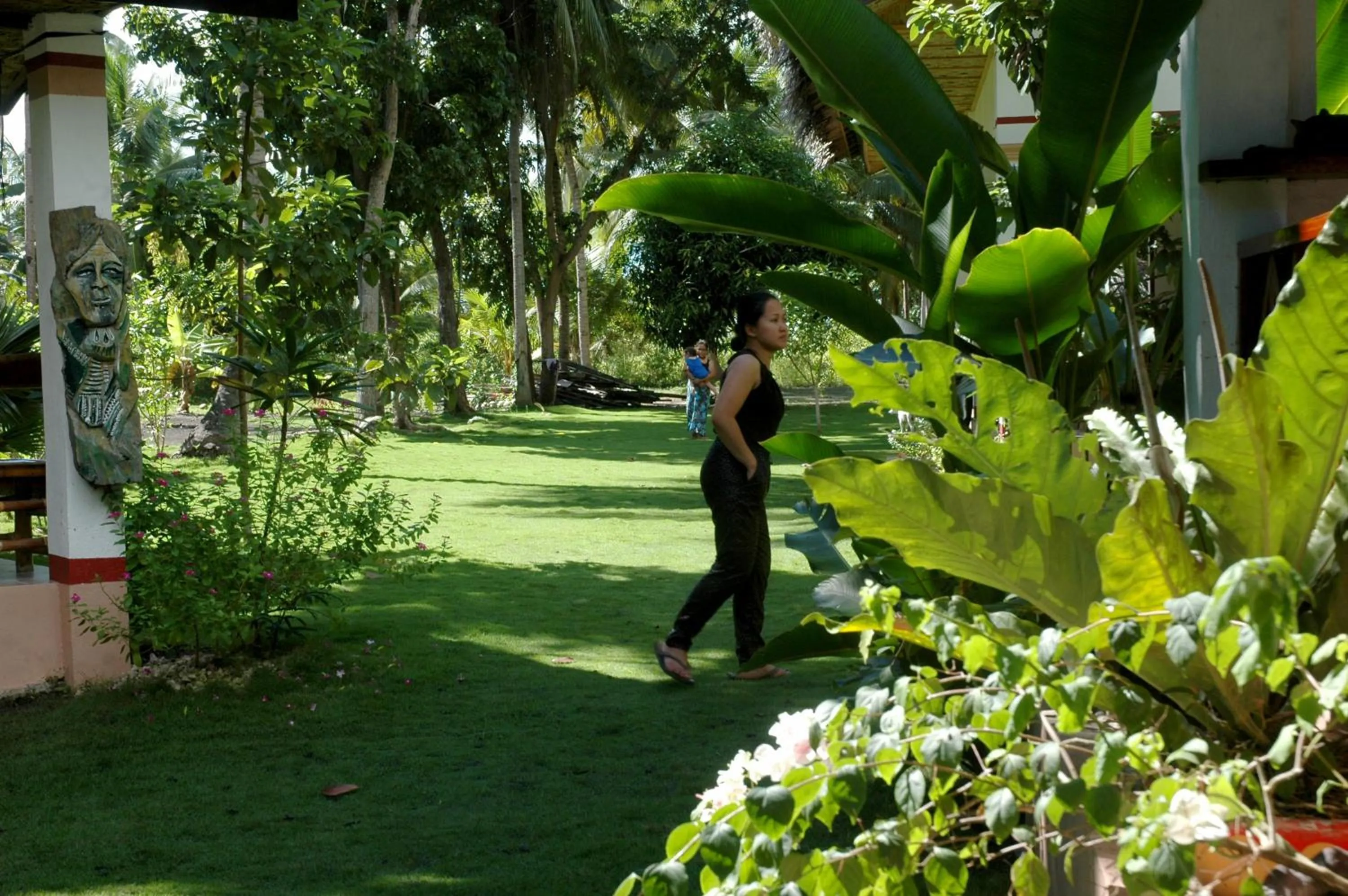 Garden in Neptune Diving Resort Santander