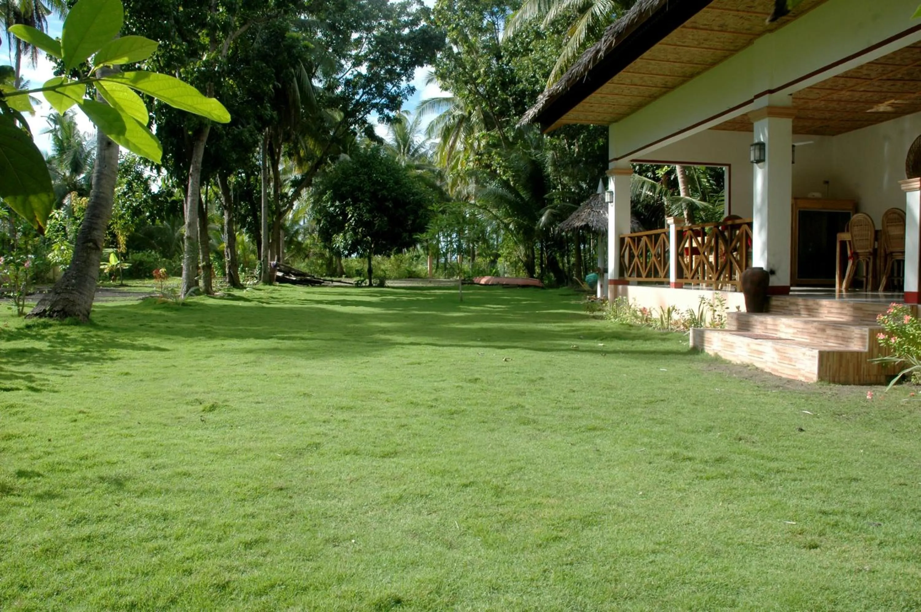 Garden in Neptune Diving Resort Santander