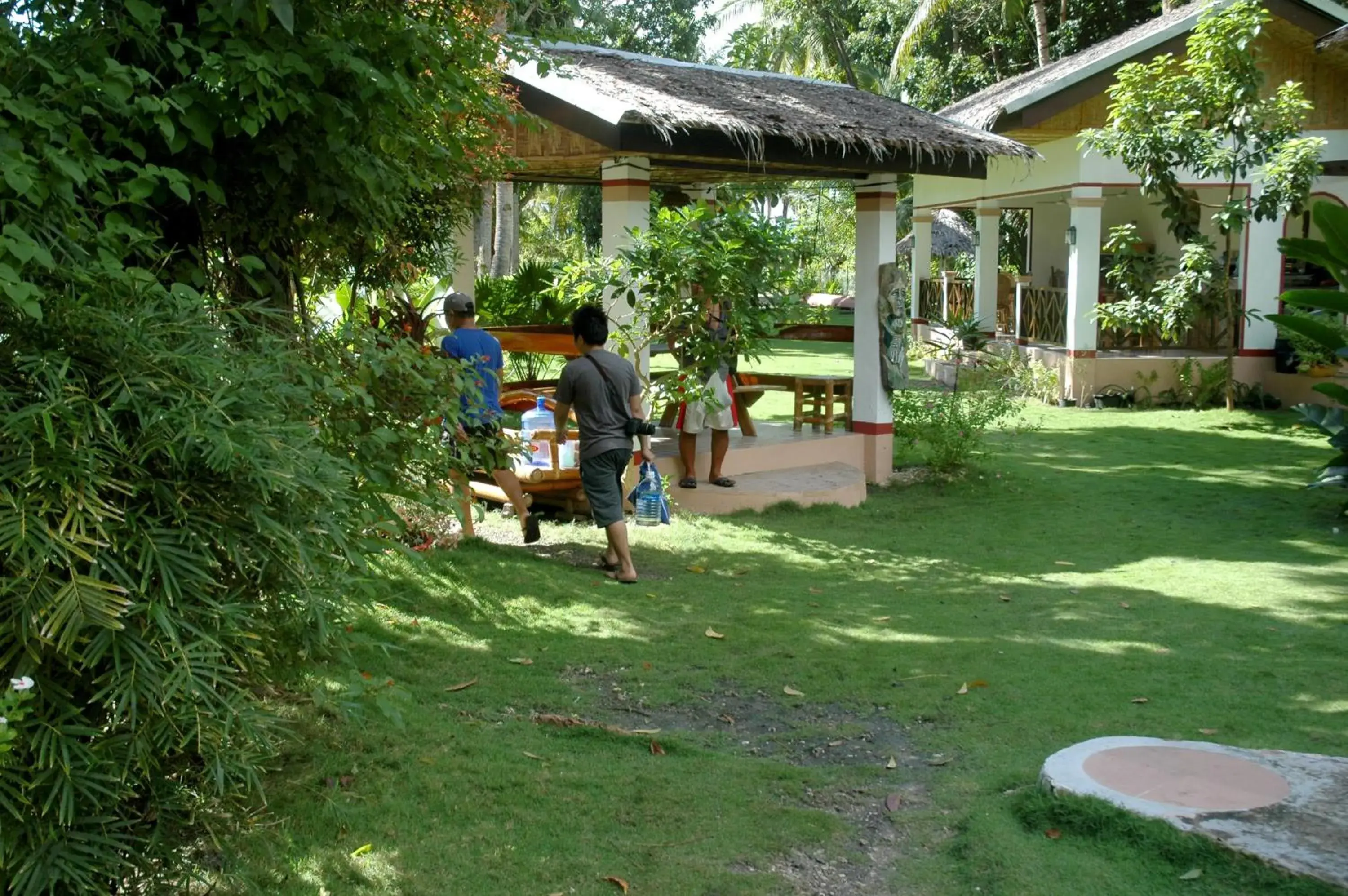 Garden in Neptune Diving Resort Santander Garden in Neptune Diving Resort Santander