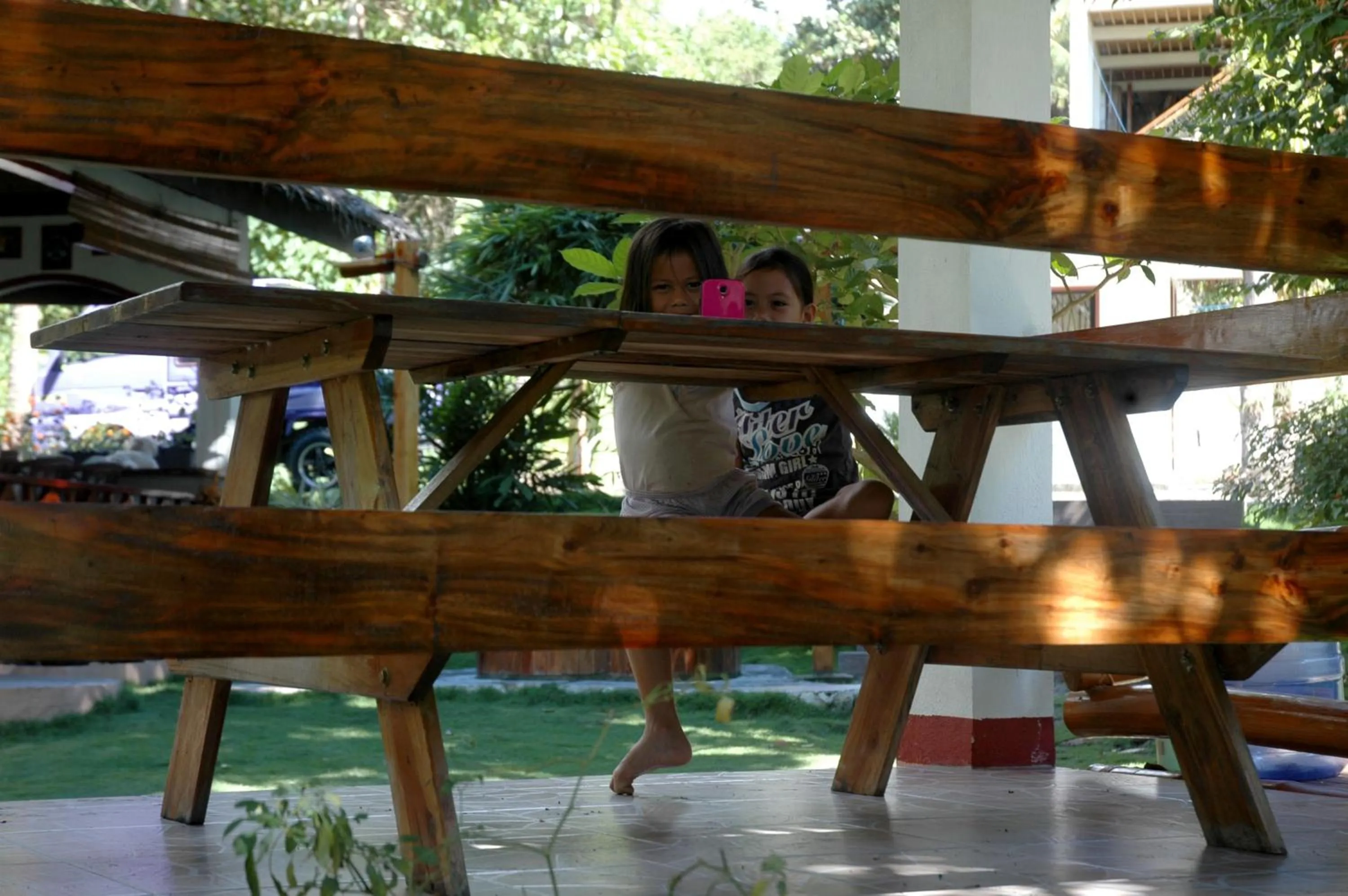 young children in Neptune Diving Resort Santander