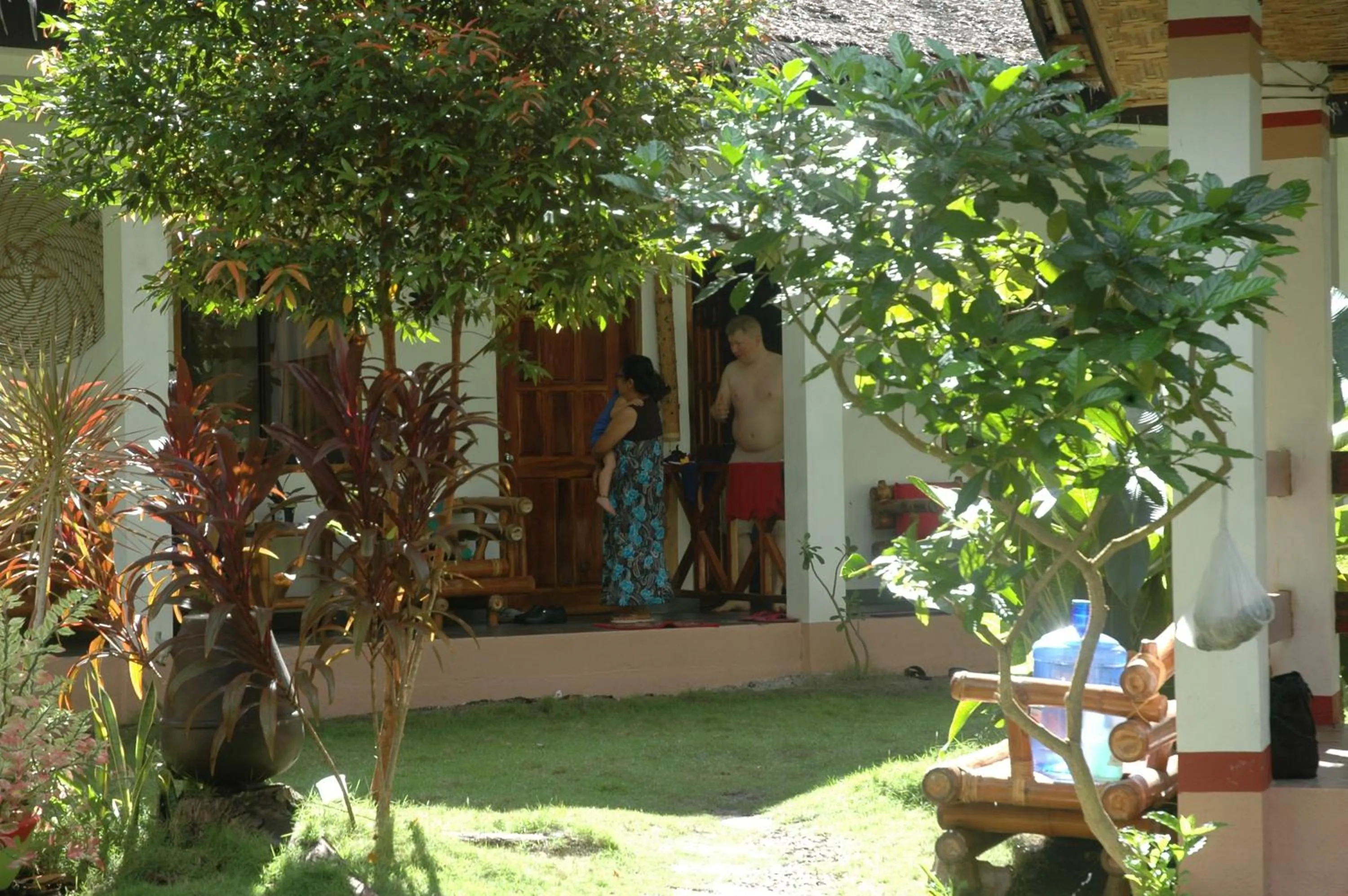 Balcony/Terrace in Neptune Diving Resort Santander