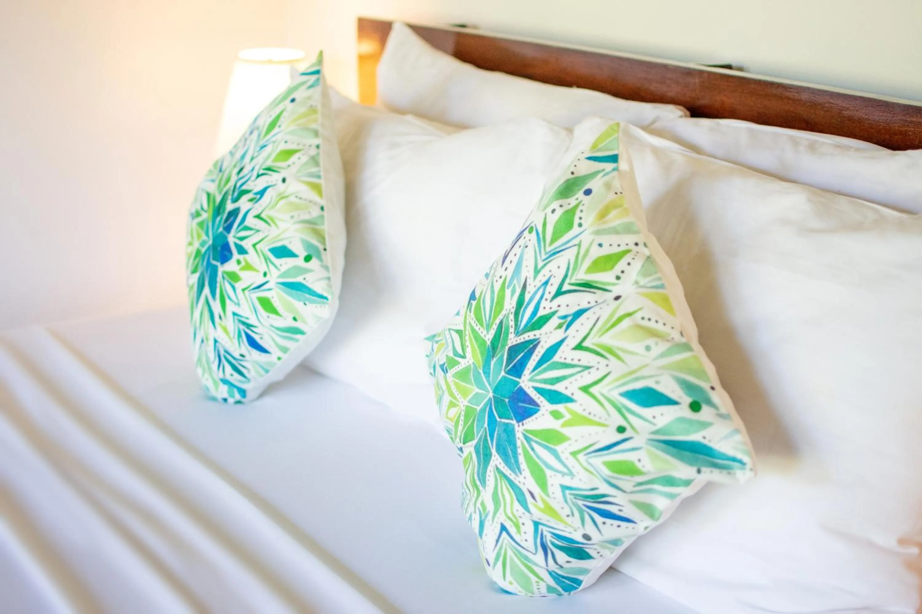 Bed in Cadlao Resort and Restaurant