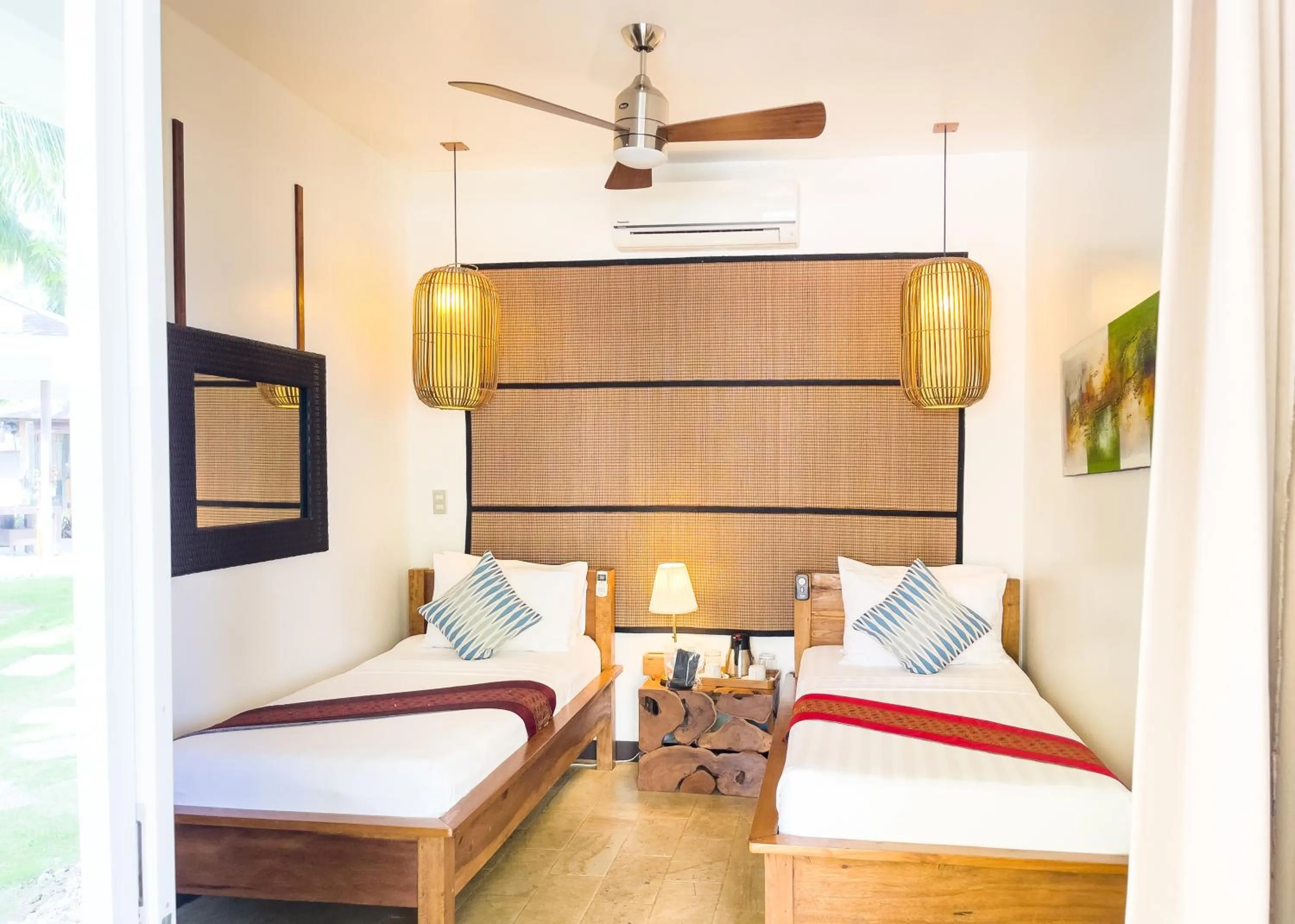 Shower, Bed in Cadlao Resort and Restaurant