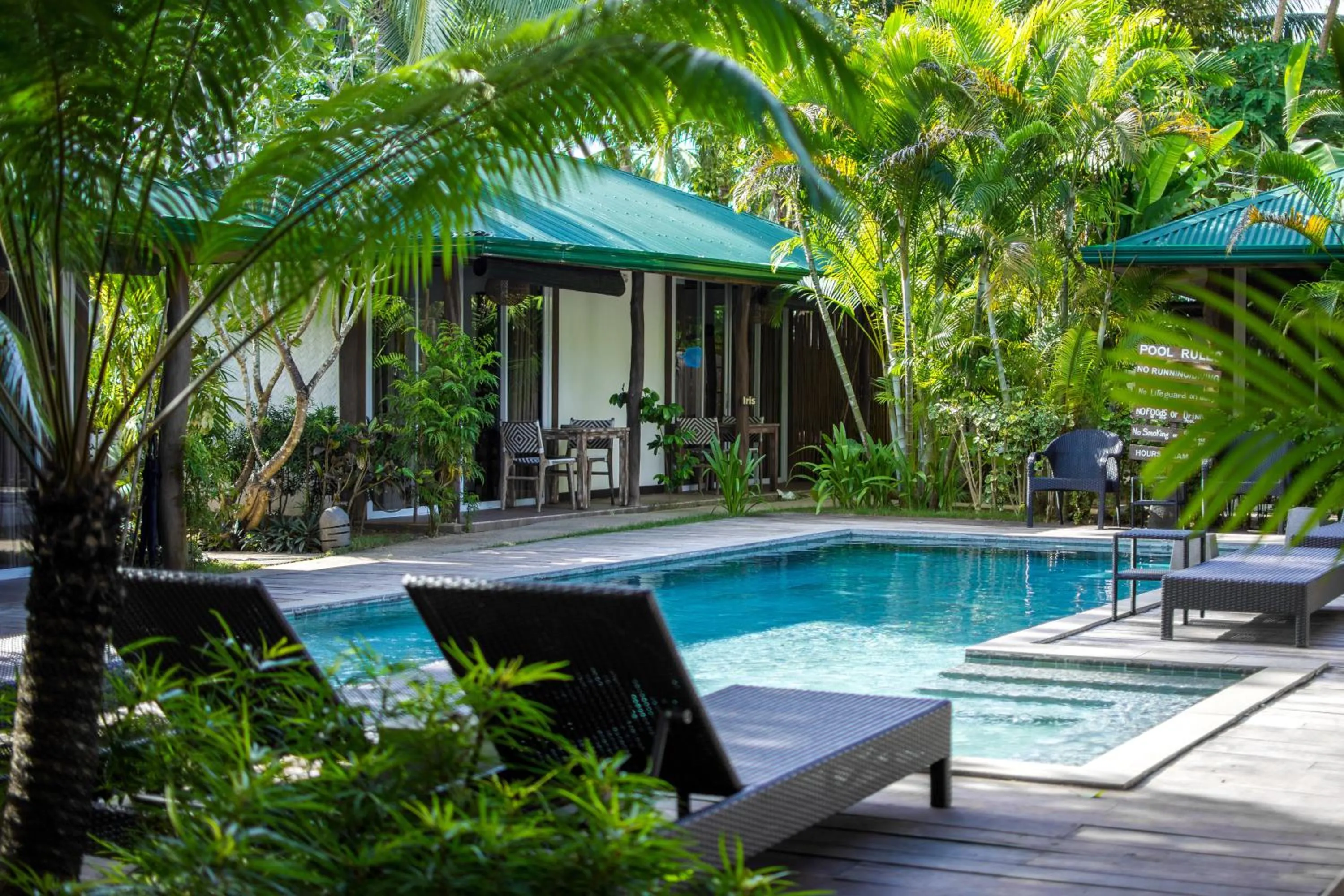 Patio in Cadlao Resort and Restaurant