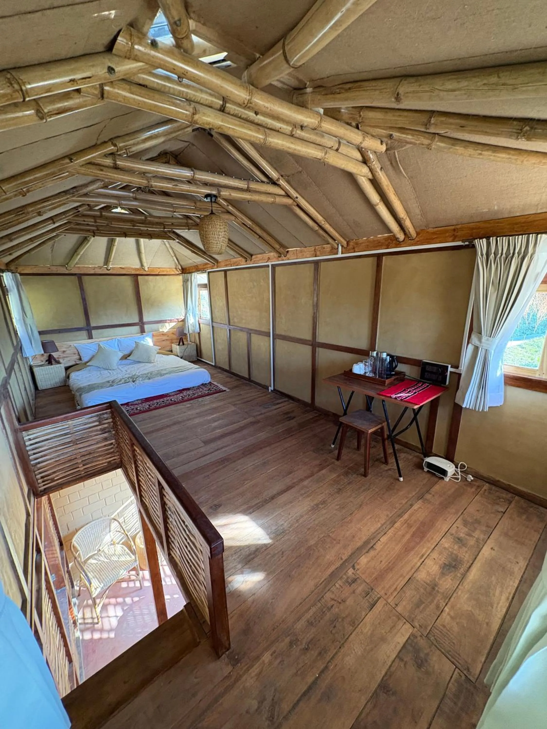 Bed in Art Mile Kalimpong