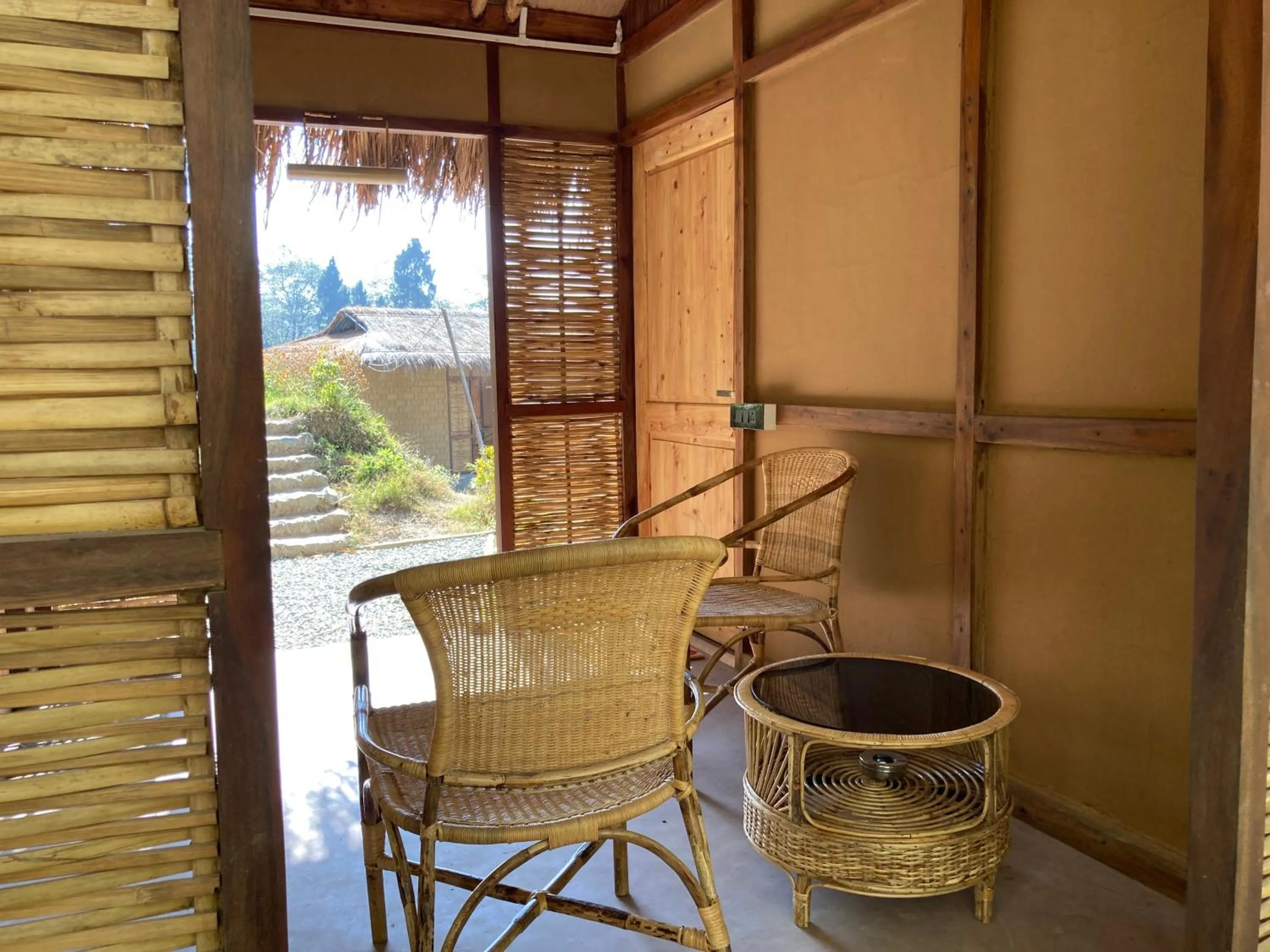 Seating area in Art Mile Kalimpong