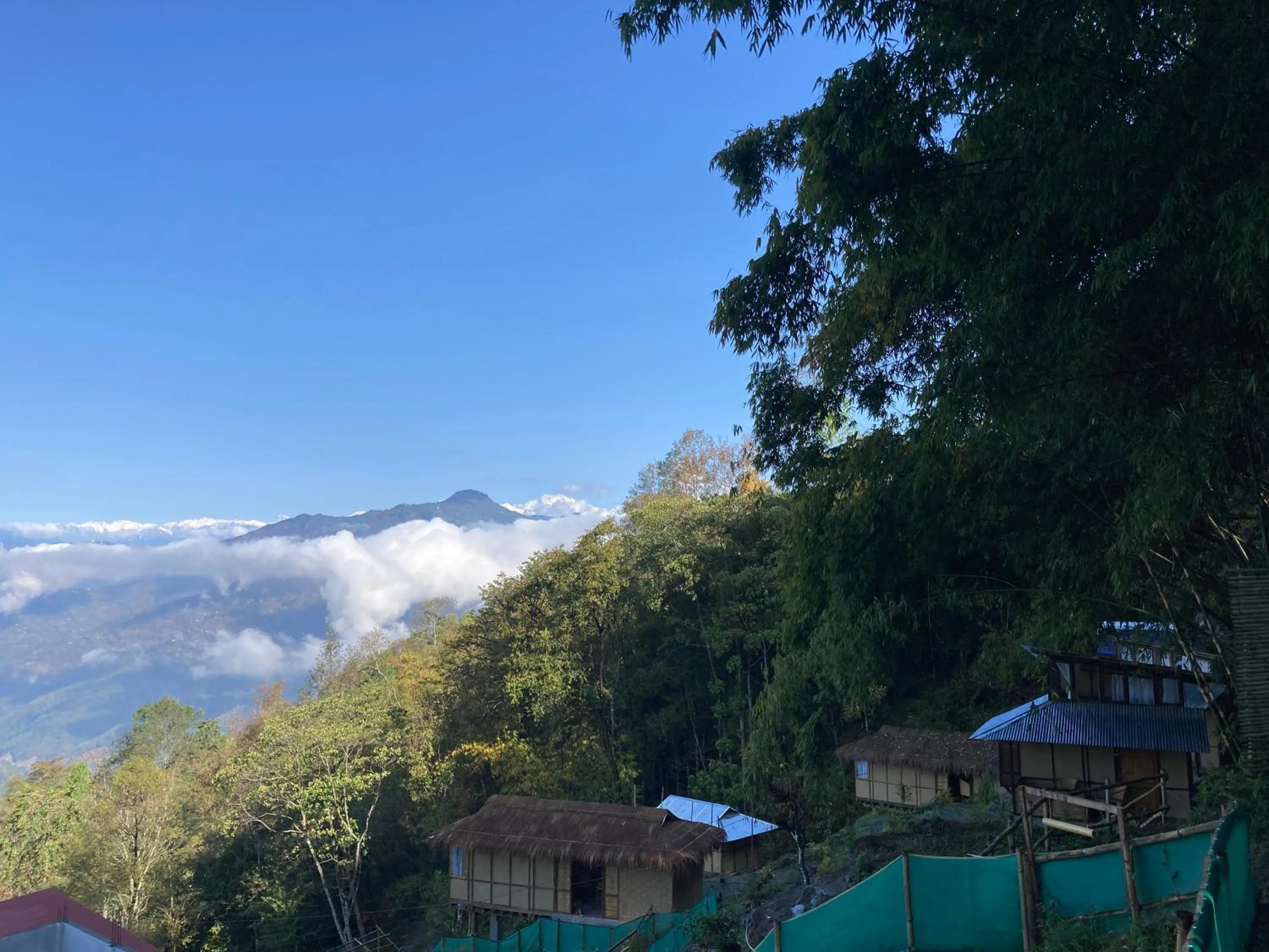 Mountain view in Art Mile Kalimpong