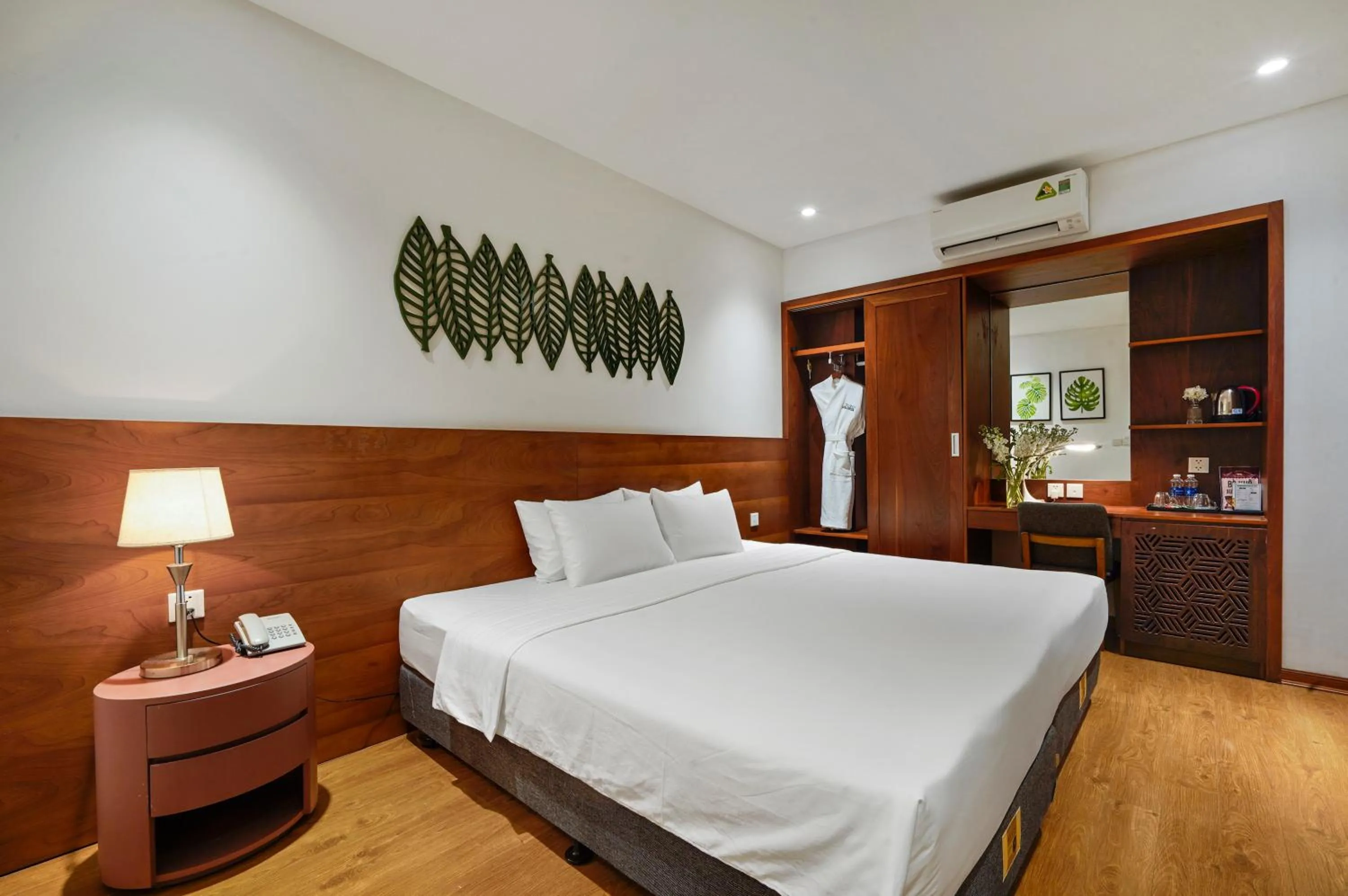 Bed in Classic Hotel Hanoi