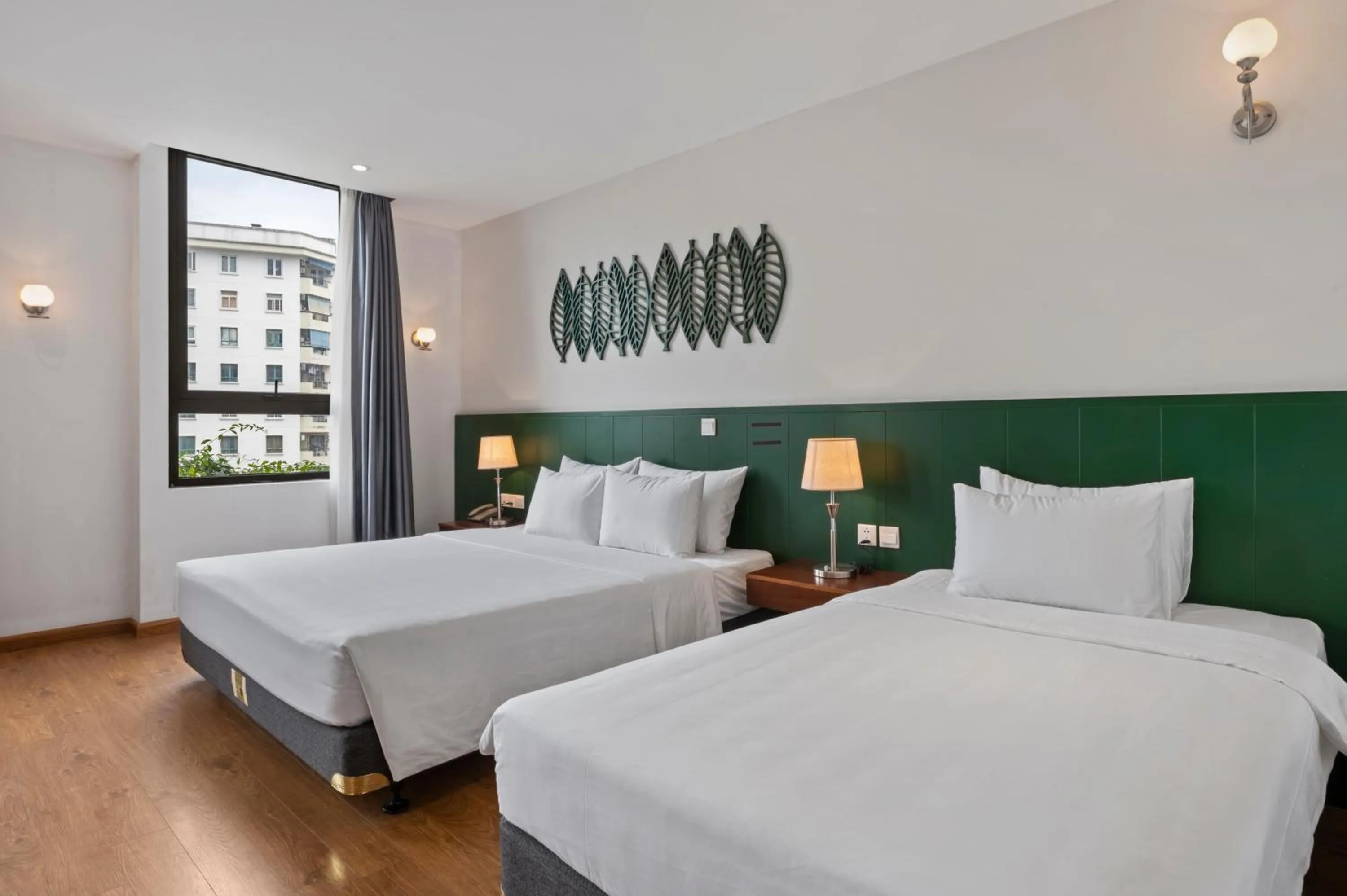 Bed in Classic Hotel Hanoi