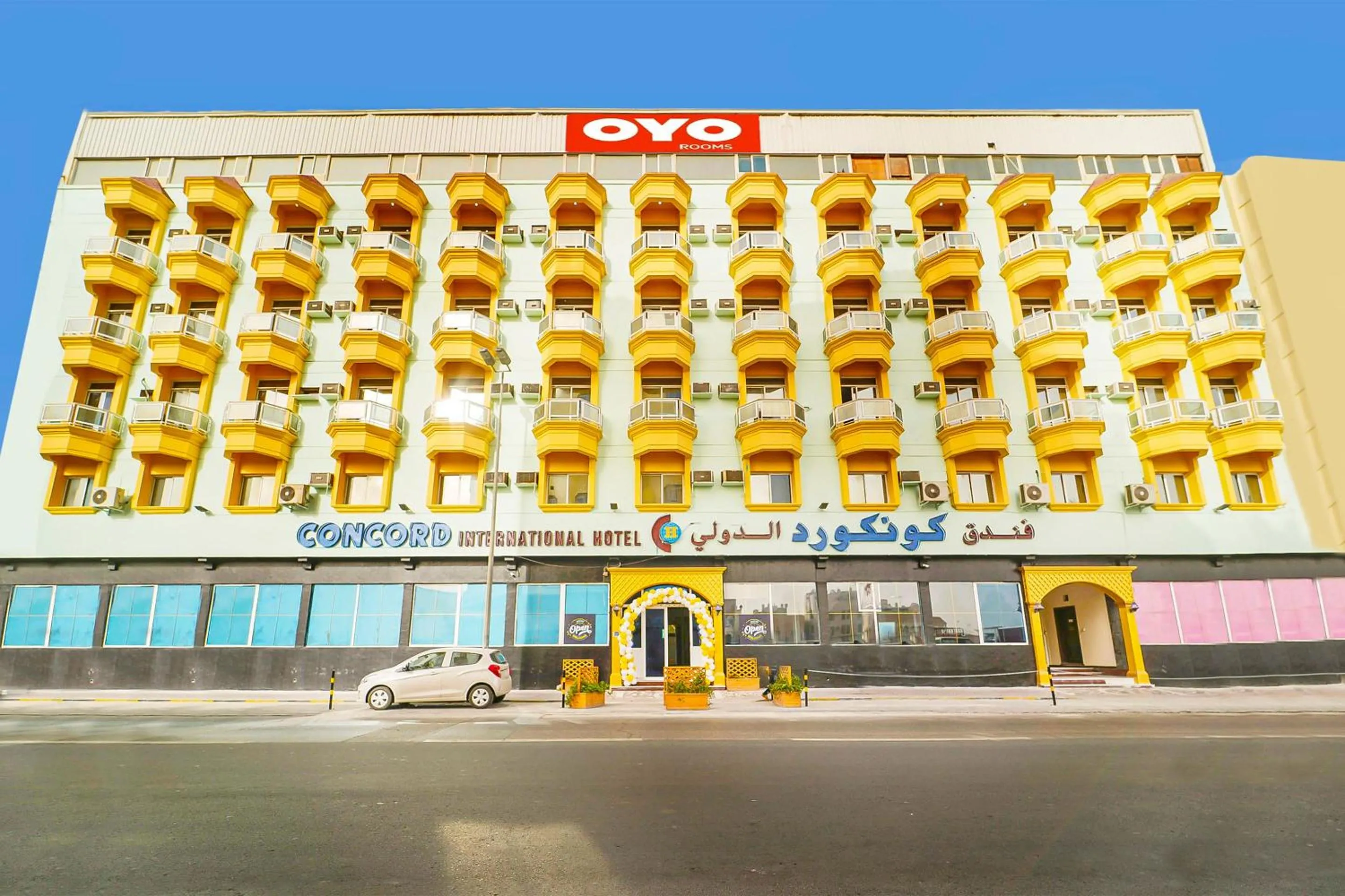 Facade/entrance in OYO 120 Concord International Hotel