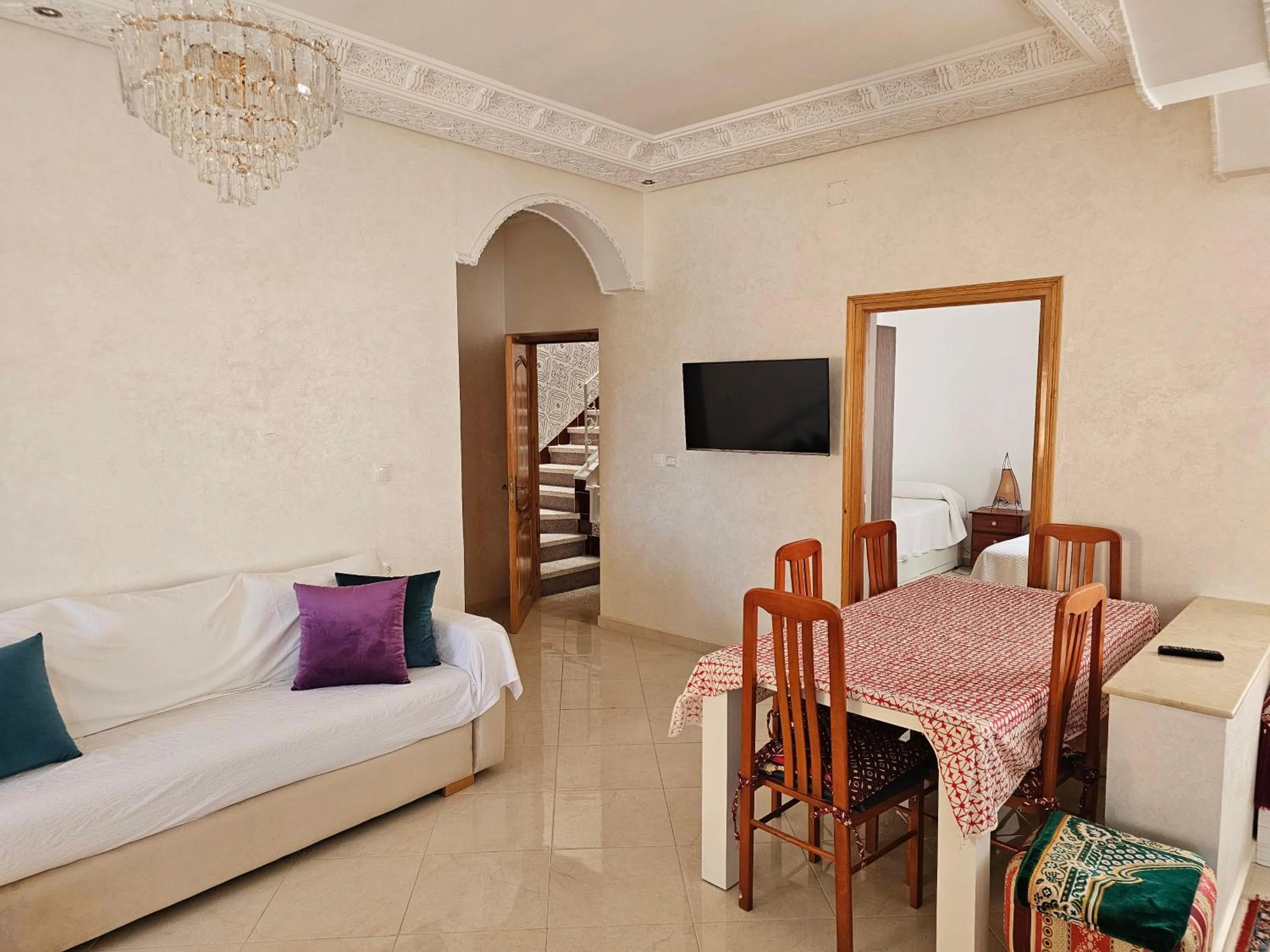 Bed in Dar Zarga Apartment