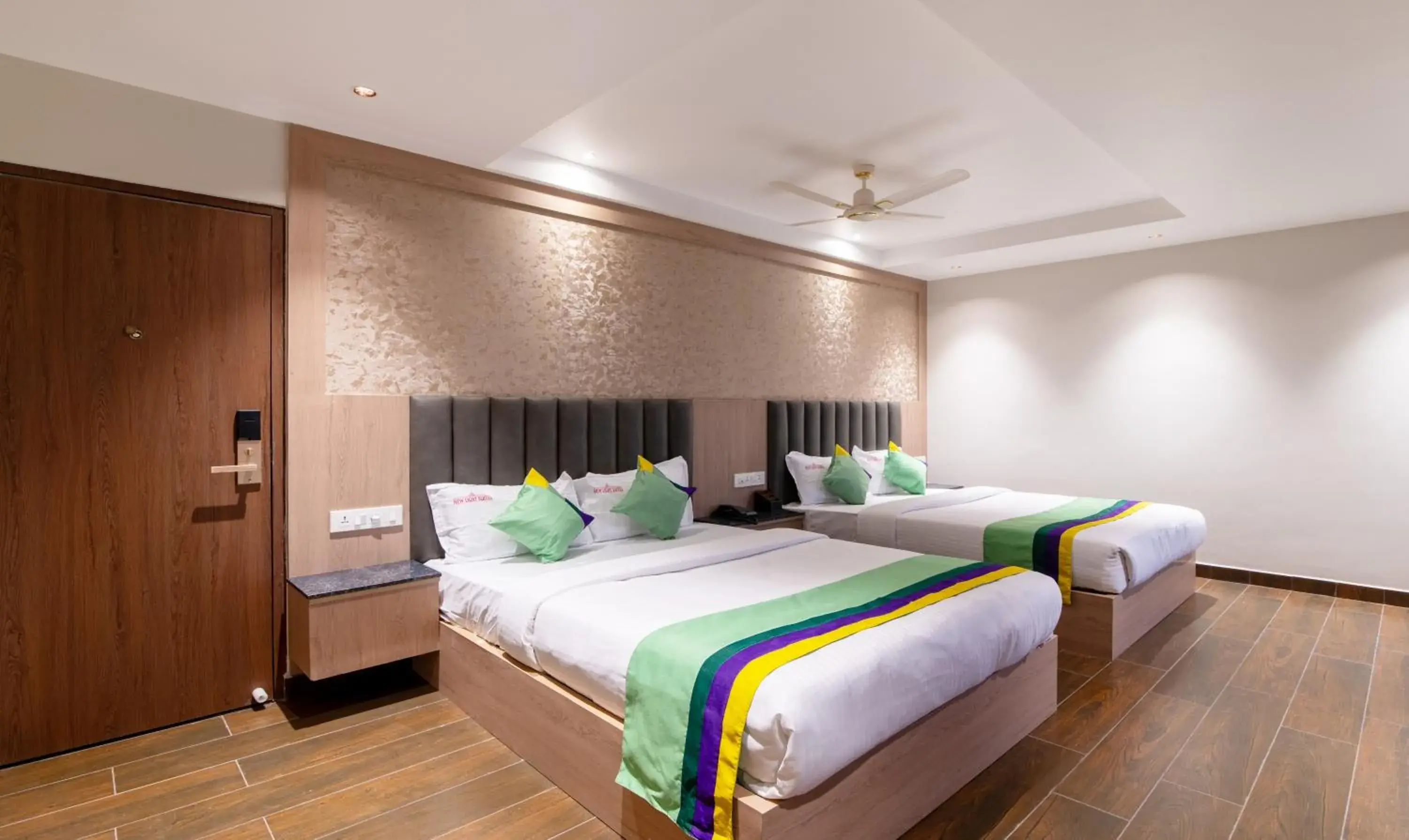 Bedroom, Bed in Treebo Premium New Light Suites Bedroom, Bed in Treebo Premium New Light Suites