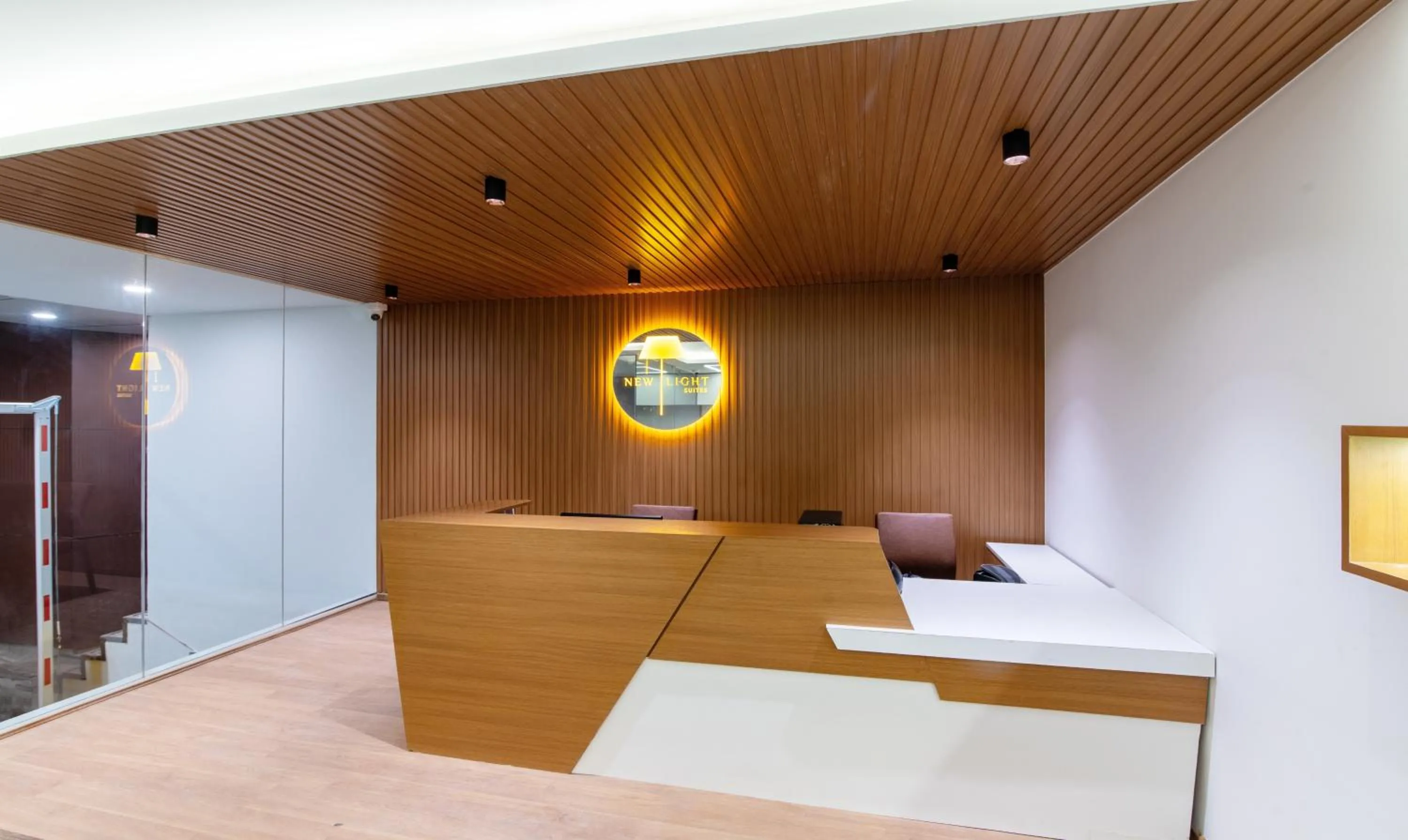 Lobby or reception in Treebo Premium New Light Suites