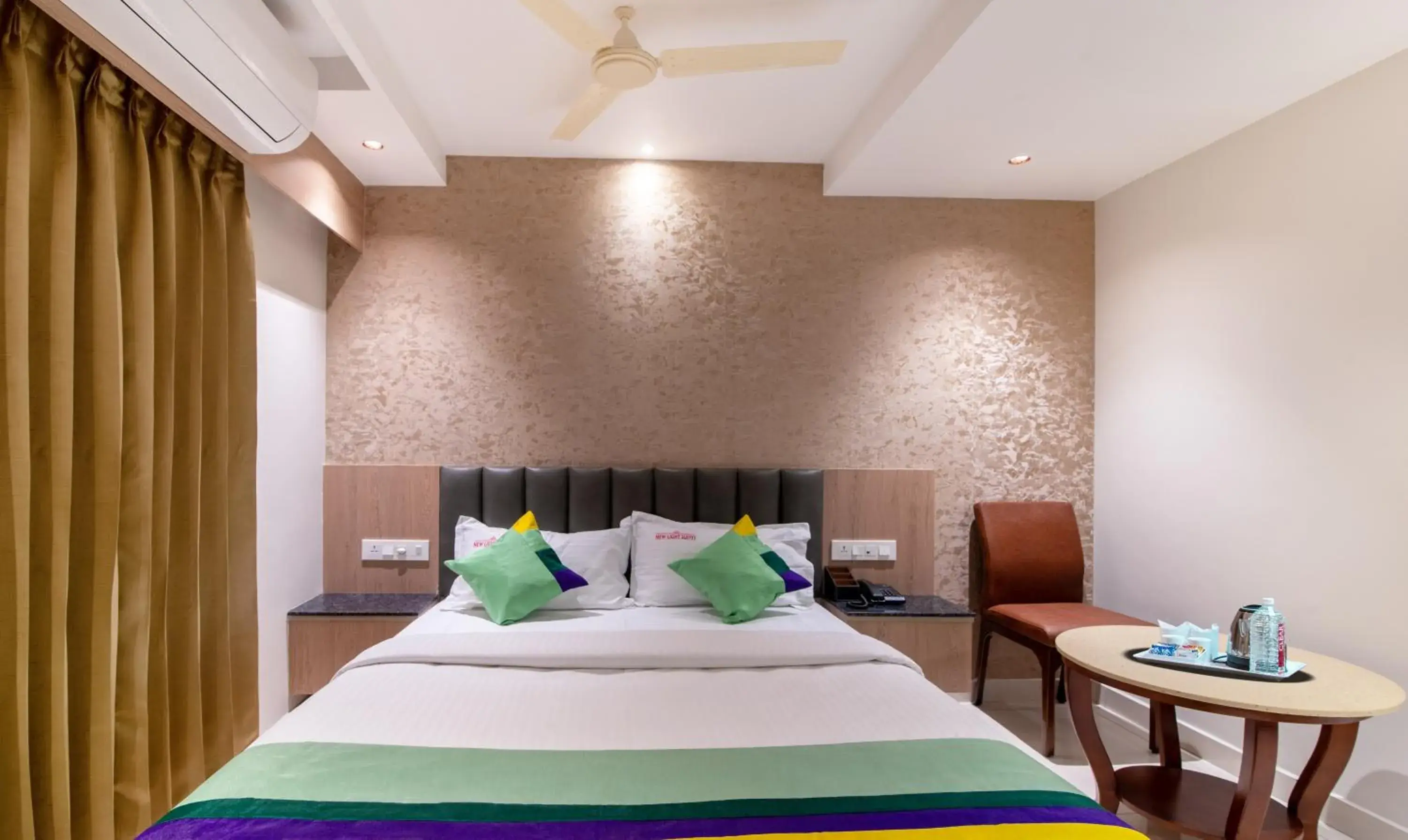 Bedroom, Bed in Treebo Premium New Light Suites Bedroom, Bed in Treebo Premium New Light Suites