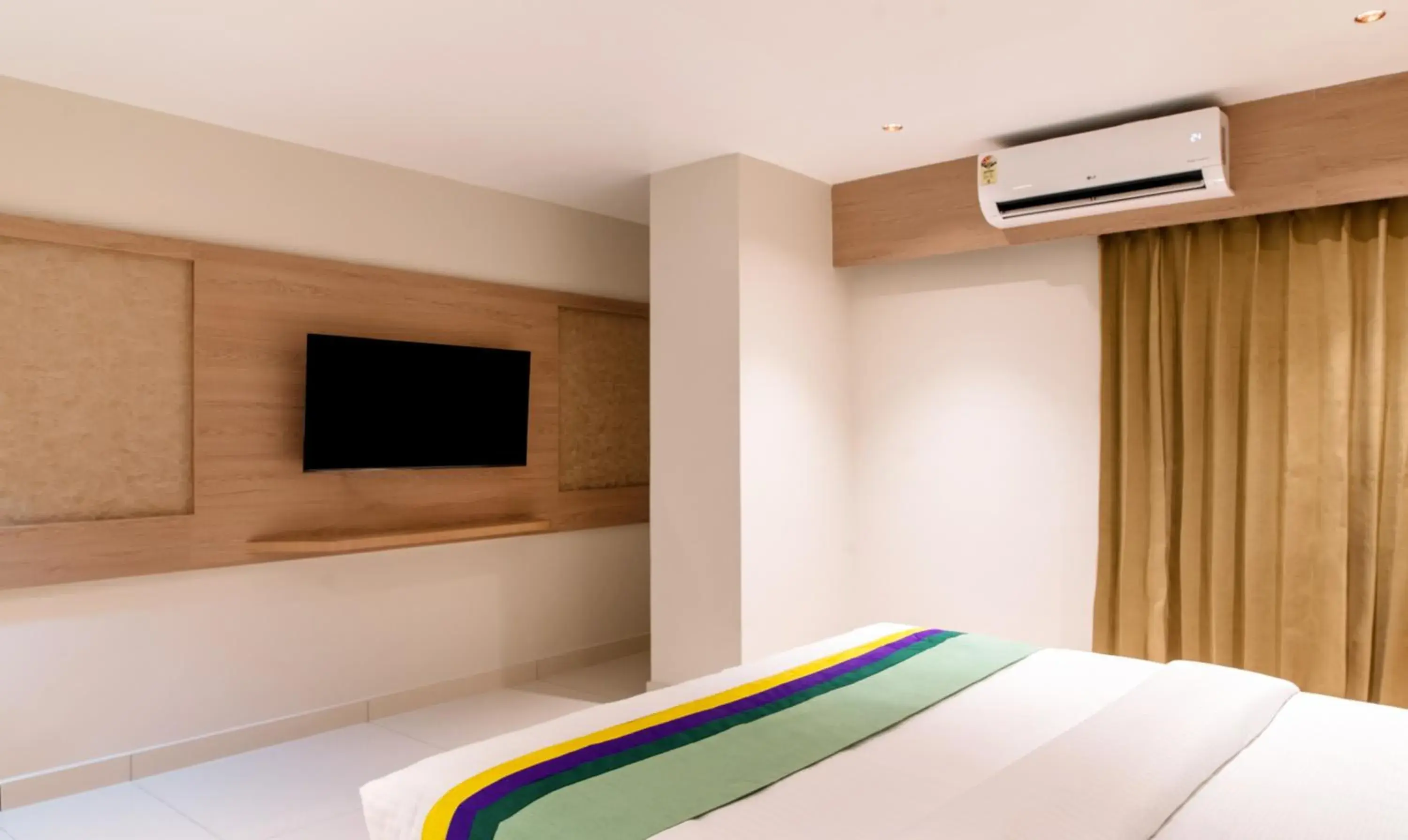 Bedroom, Bed in Treebo Premium New Light Suites Bedroom, Bed in Treebo Premium New Light Suites