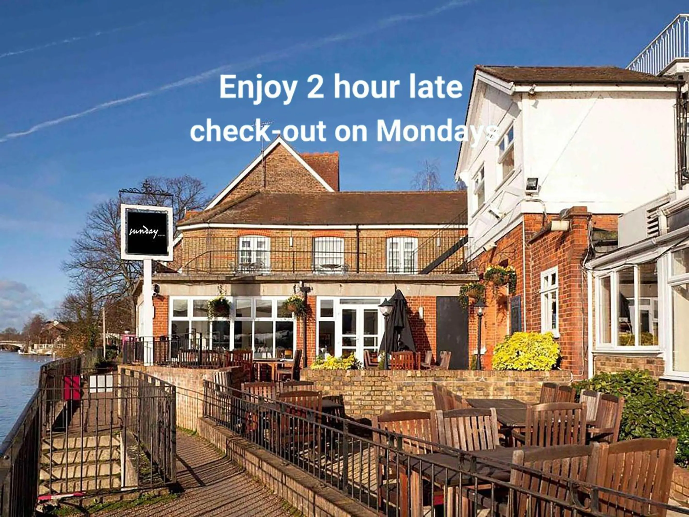 Property building in Sunday London Staines-upon-Thames Heathrow T5