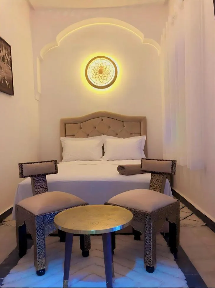 Bed in Riad Orient Palace